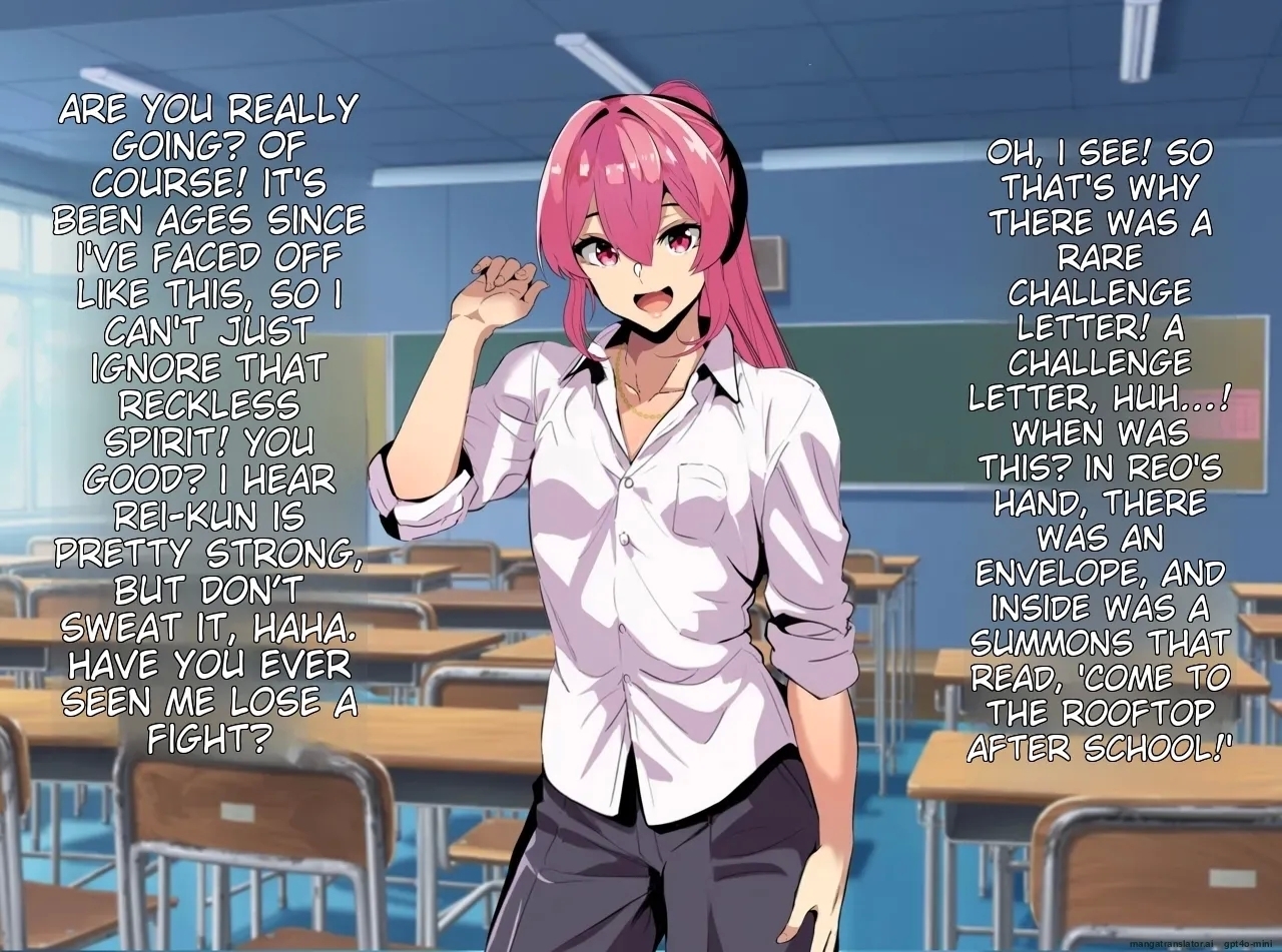 A female boy who lost a fight, a strong male who transferred schools, and a close female friend whom he admires is made to fall for him - Page 9