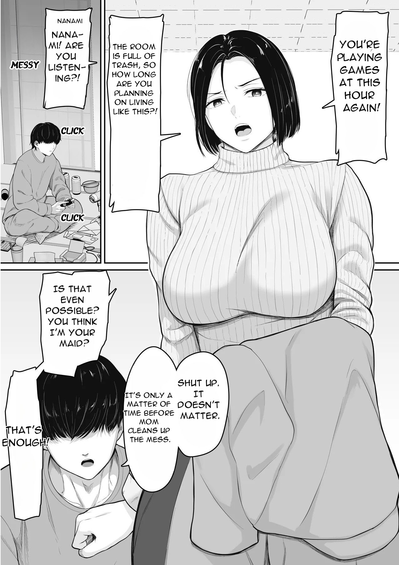 Kimottama Kaasan ni Nakadashi shite kara Nakayoku natta Hanashi - A story about How I, A NEET Who Always Fought with My Gutsy Mother, - Page 4