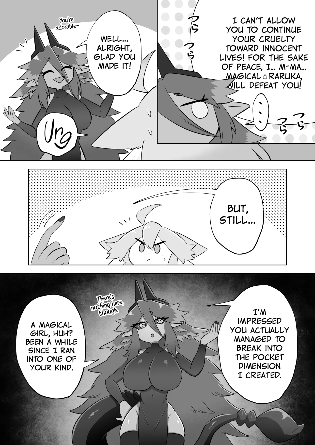 Mahou Shoujo wa Shokushu to Futanari Inma ni Ochiteiku - Page 5