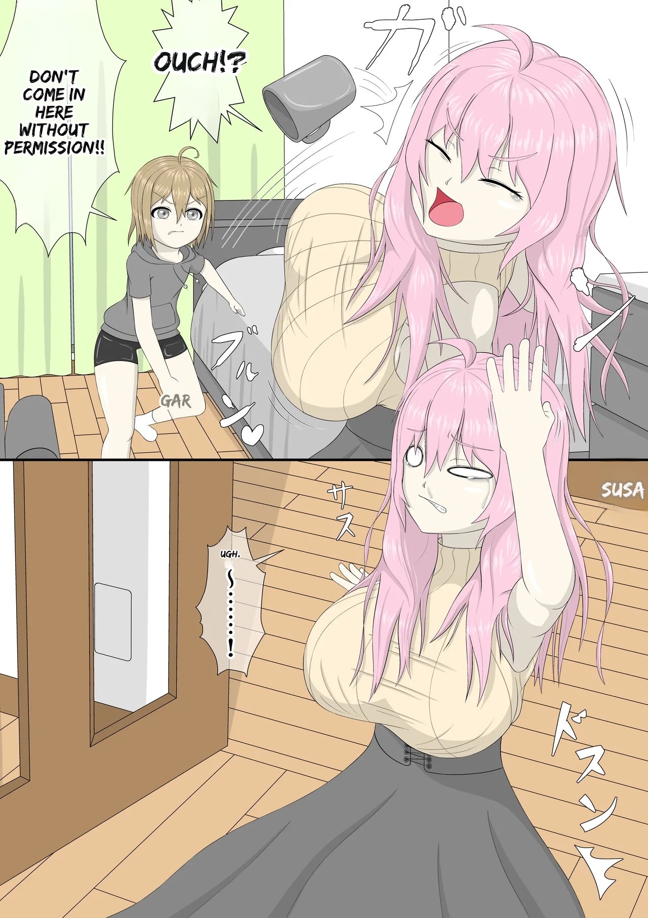 Hypnosis App With A BroCon Futanari Sister - Page 2