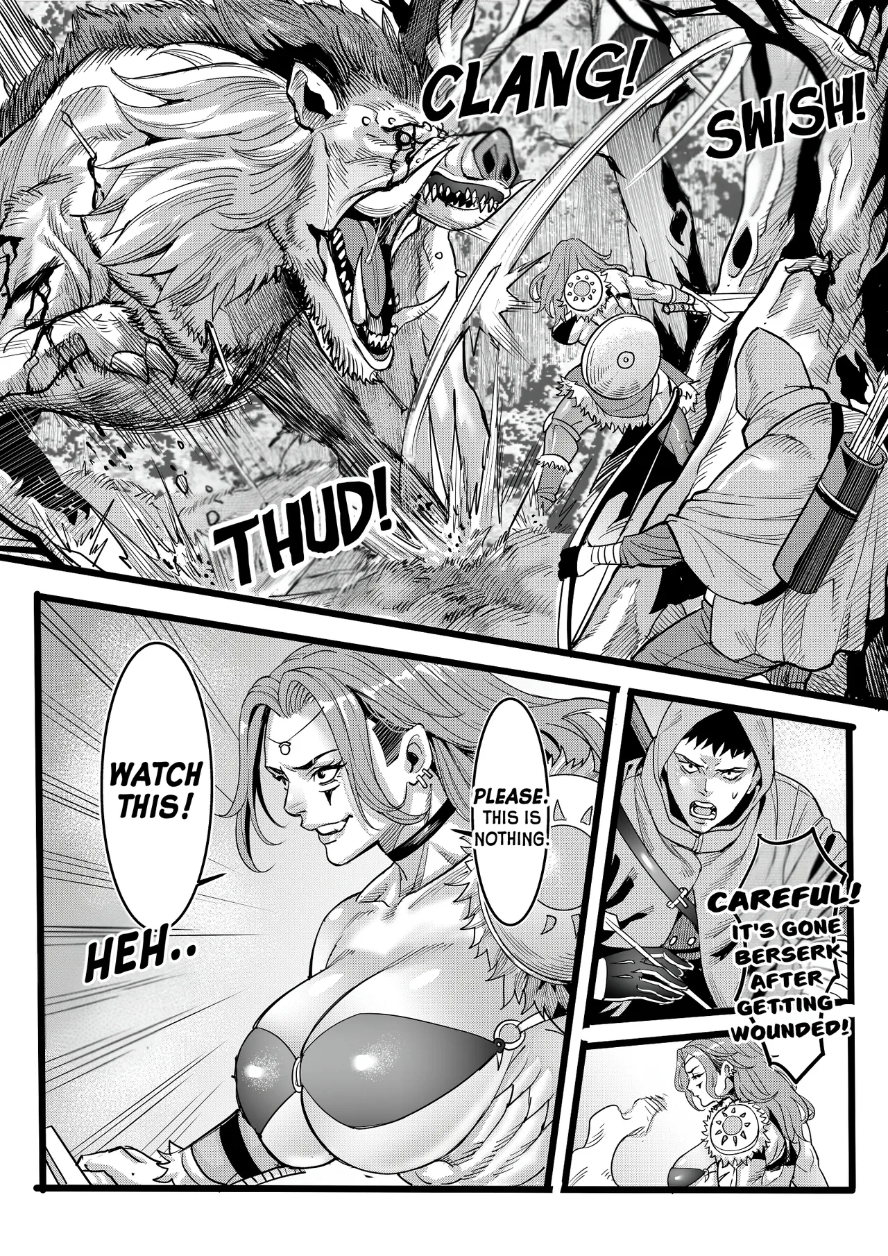 [猥琐彪叔] 被队友套路野蛮人女战士 - Hentaiaz.com - 3