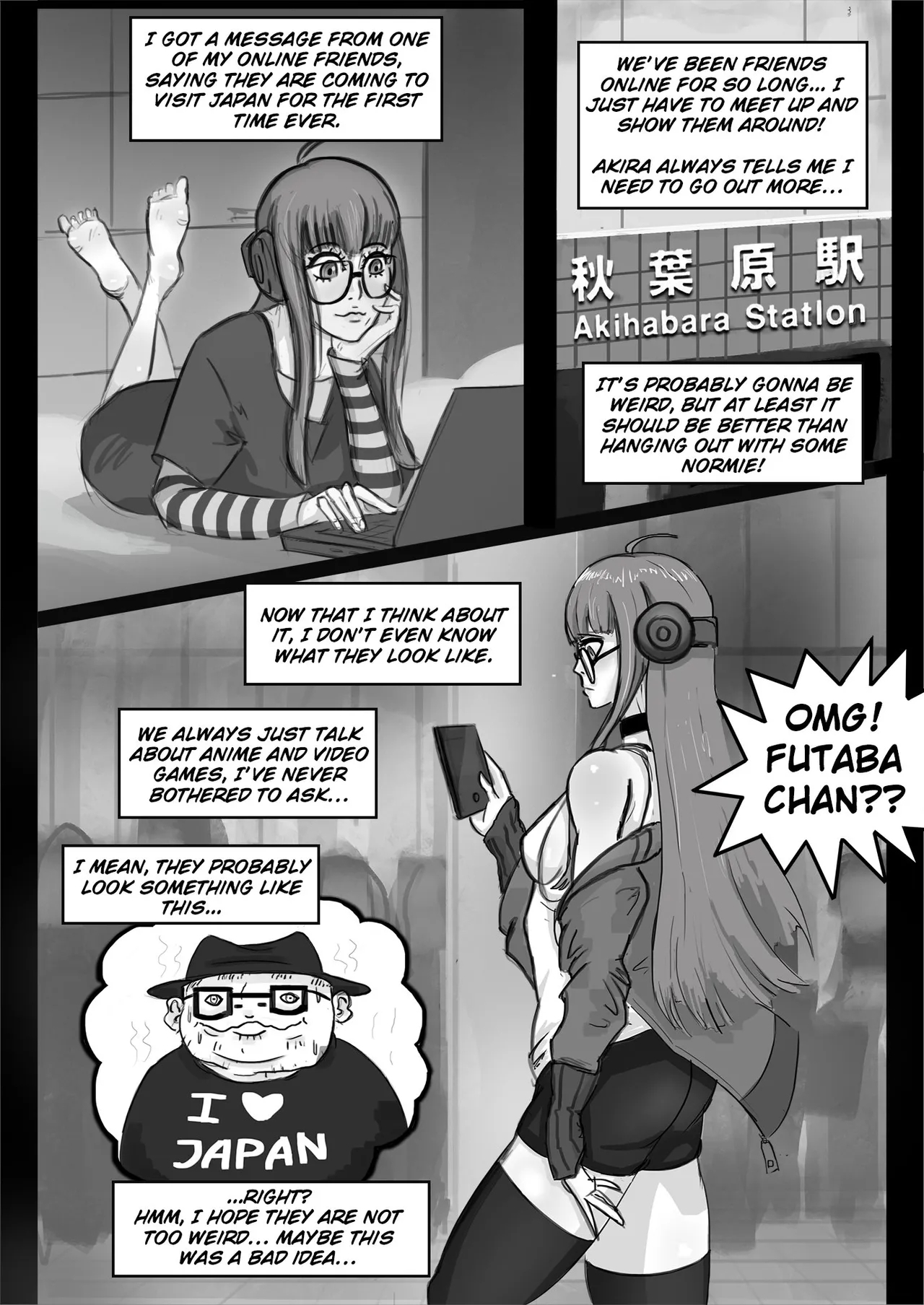 Futaba meets a foreigner 1