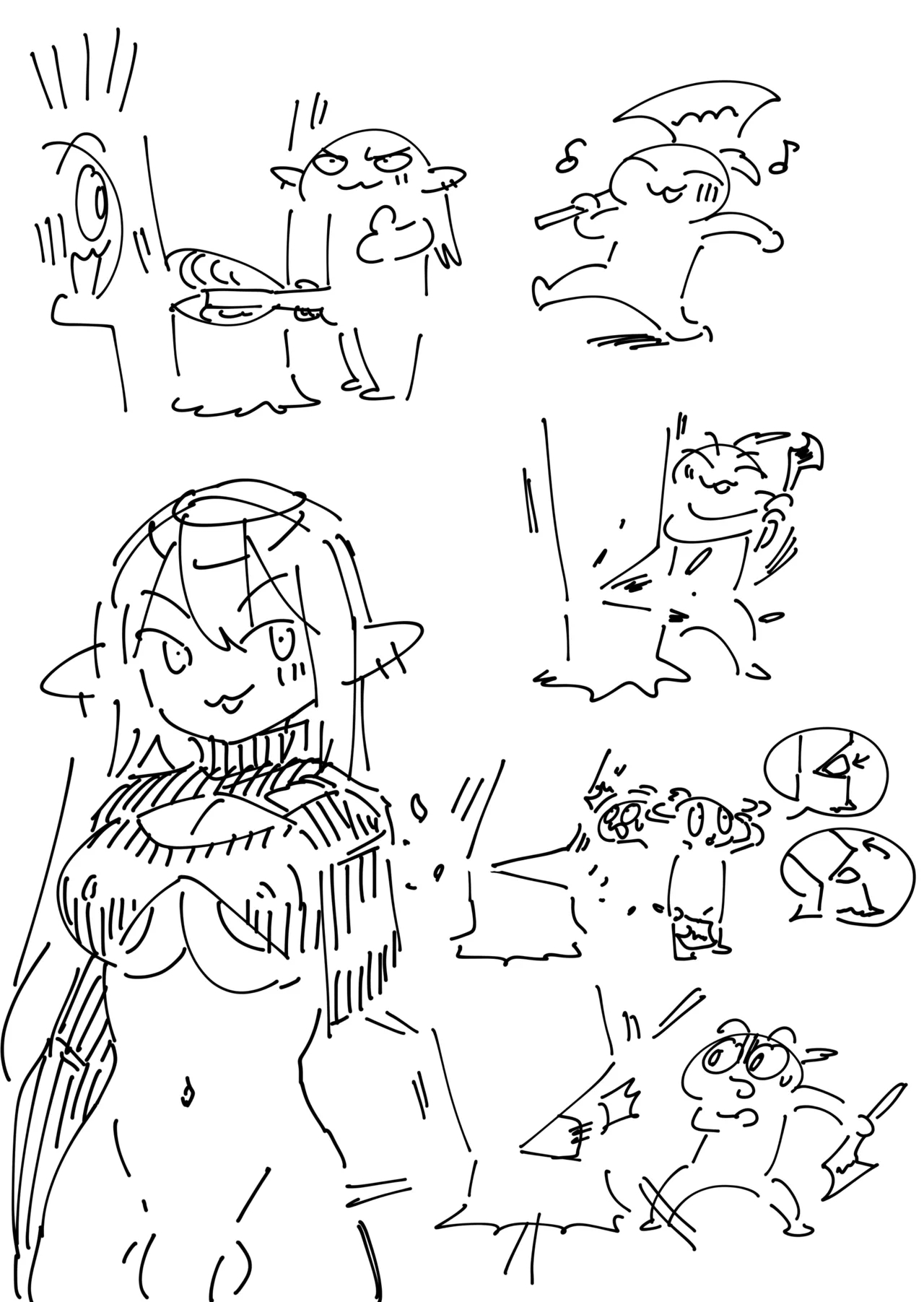 Futanari no Elf vol.3 mini manga - Page 24