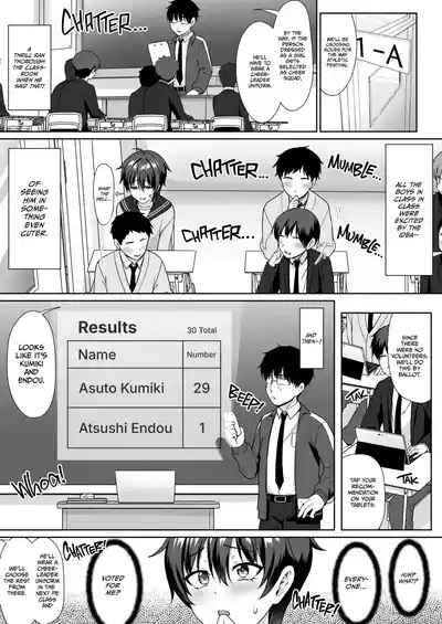 Danshikou de Ore Dake Josou no Class 2 | Crossdressing in a Boys School 2 6