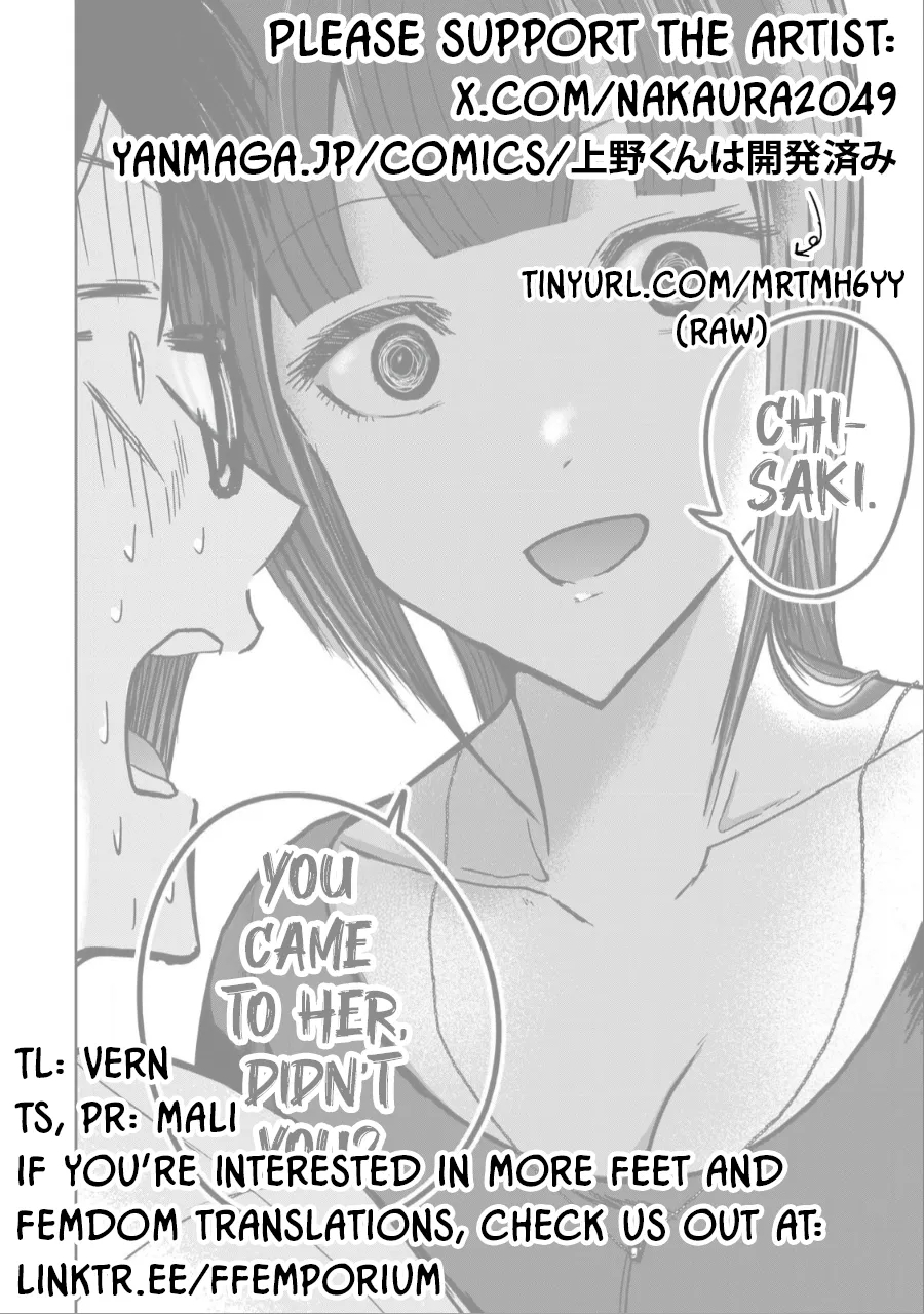 Uenozumi Dai 29 wa | Ueno-kun Has Been Developed Chapter 29 - Page 20