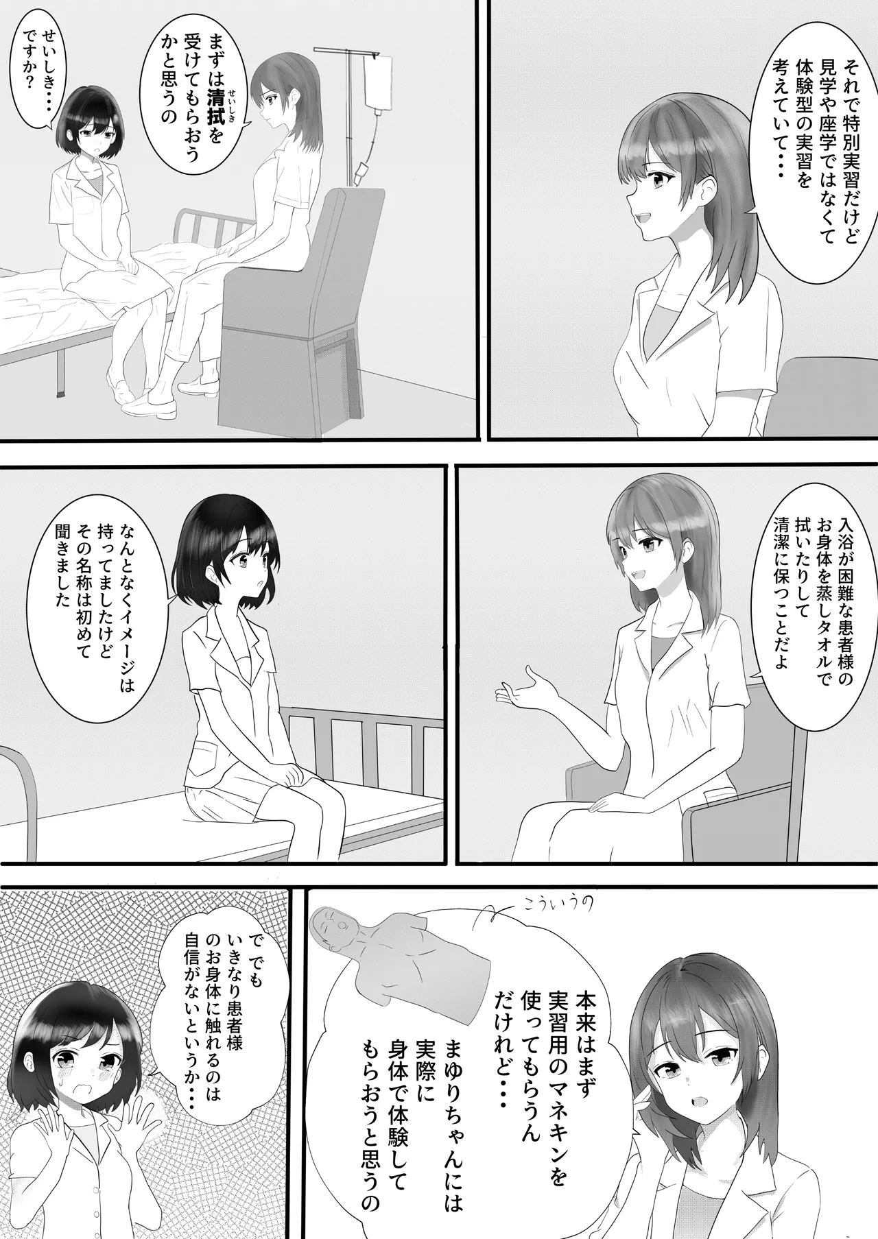 Exciting Nursing Practice: Body Cleaning Edition - Page 15