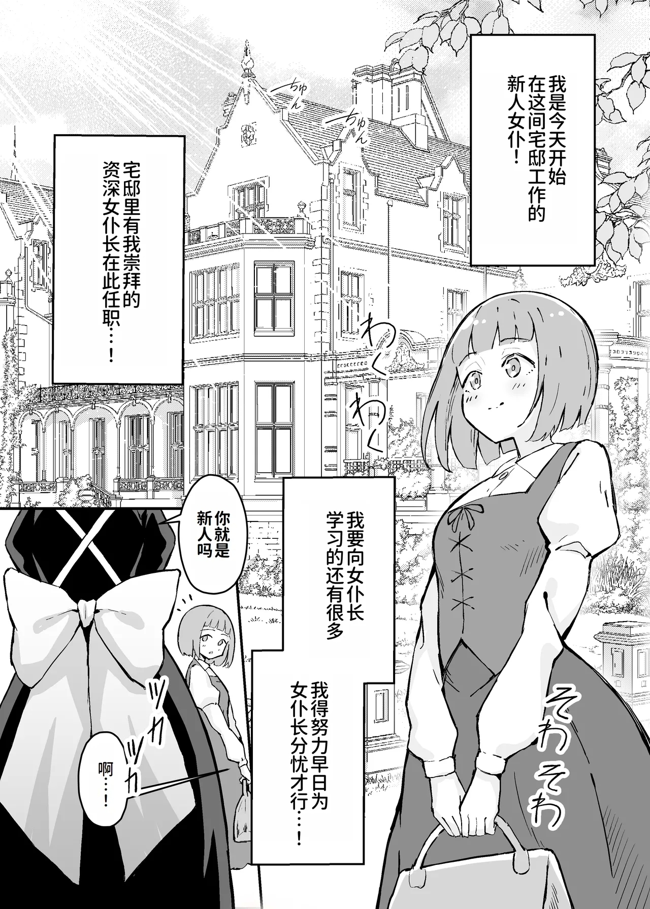 Akogare no Senpai Maidchou no Yotogi o Kengaku | 我所崇拜的女仆长前辈的侍寝♡教学 - Page 2