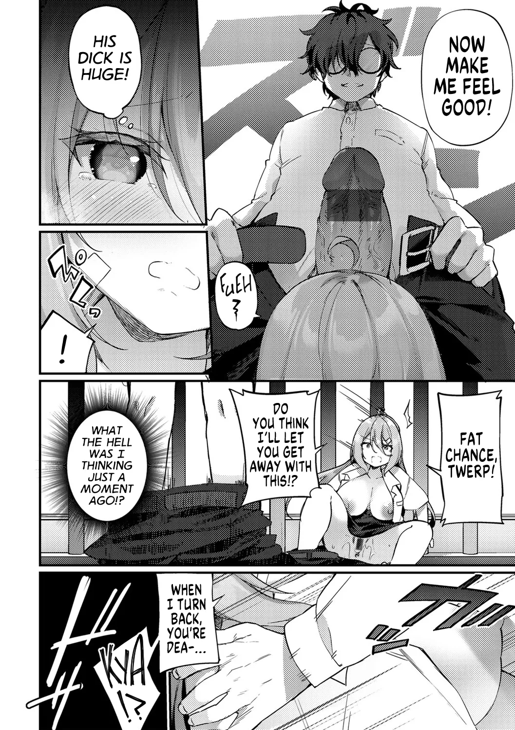 TS Yankeekun | TS Delinquent and a Four-Eyes - Page 10