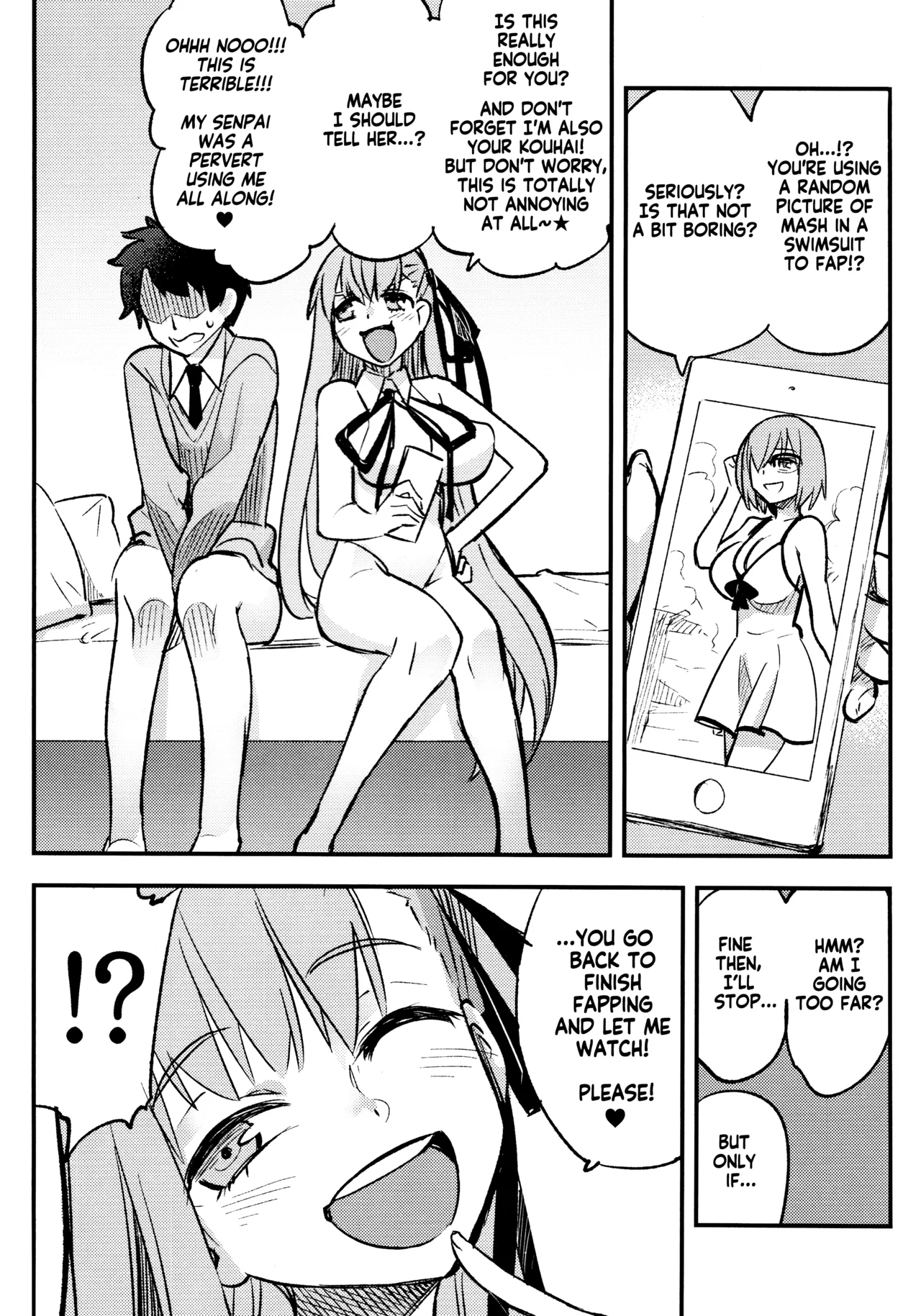 BBChan gave me humiliating fapping assistance and forced me to cum in the most pathetic way possible - Page 3