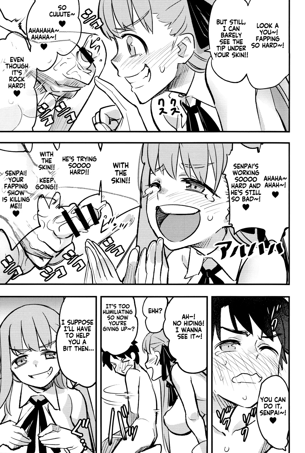 BBChan gave me humiliating fapping assistance and forced me to cum in the most pathetic way possible - Page 8