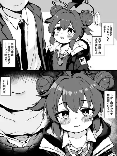 無防備マキちゃんの乳首チラに我慢できなかった漫画 0
