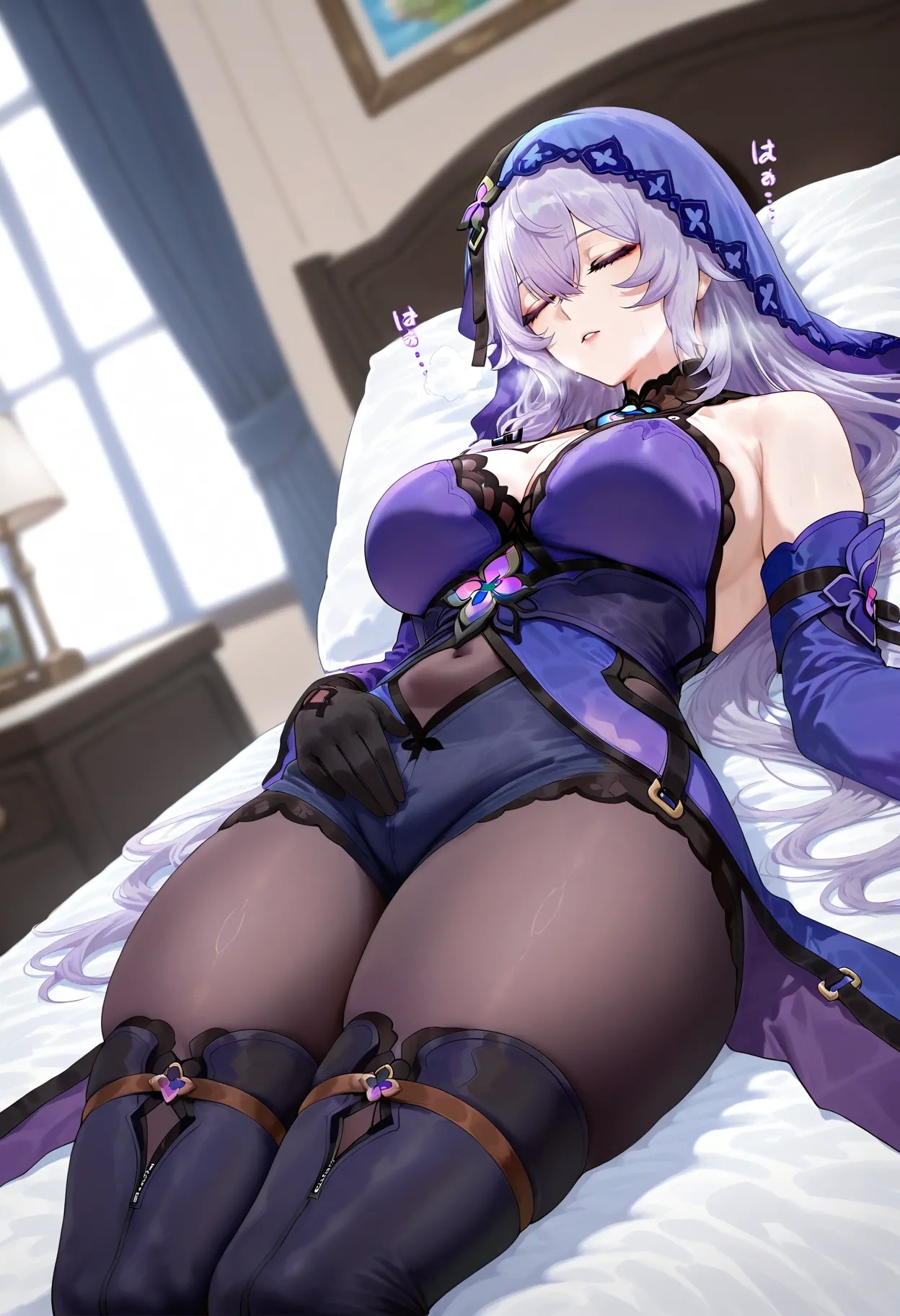 BlackSwan / 黑天鹅miyabi ai generated - Page 4