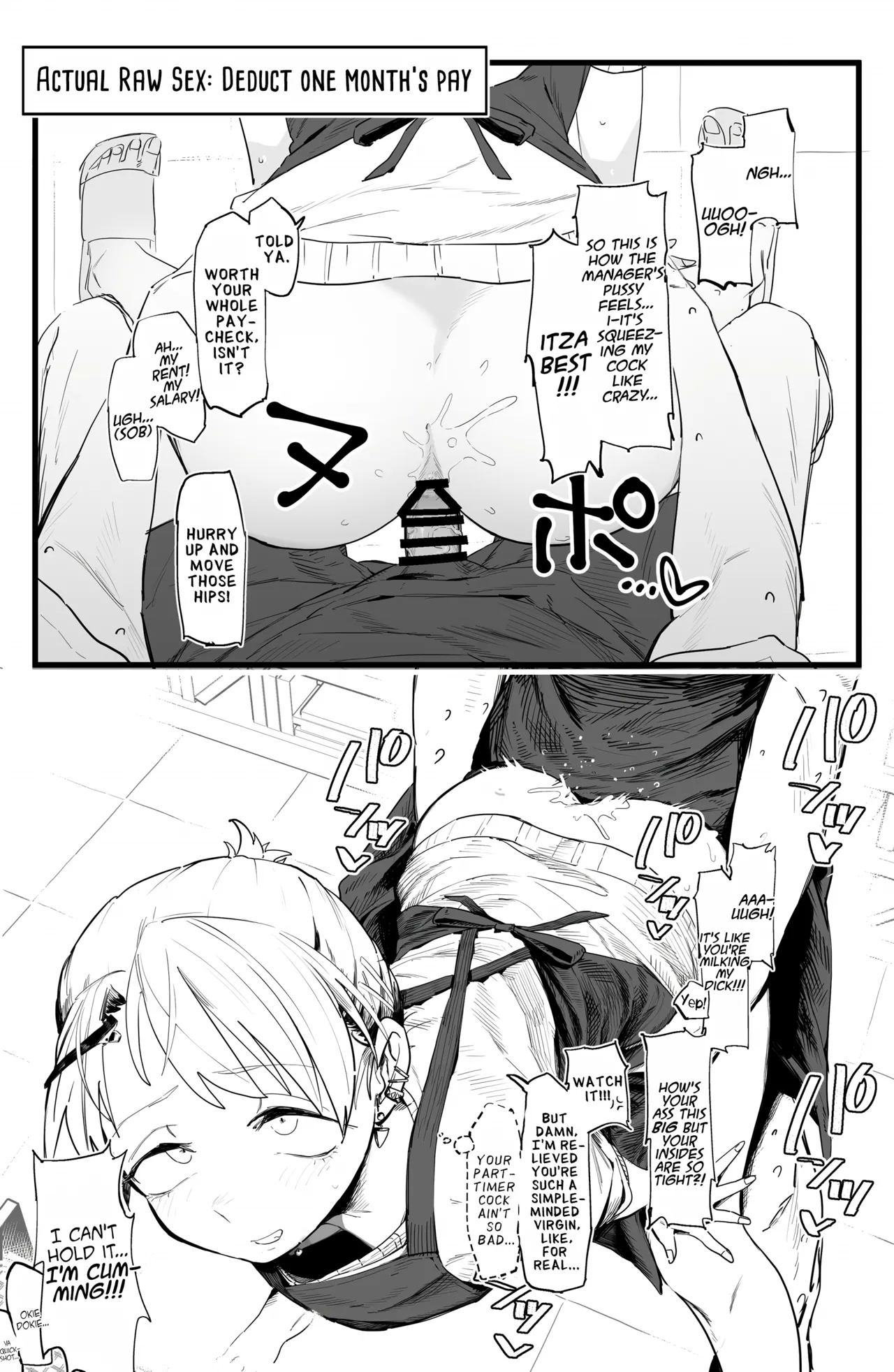 Tenchou ga Ecchi na Koto to Hikikae ni Kyuryou o Kezuri ni Kuru!! | My Manager Docks My Pay In Exchange for Sexual Favors!!! - Page 5