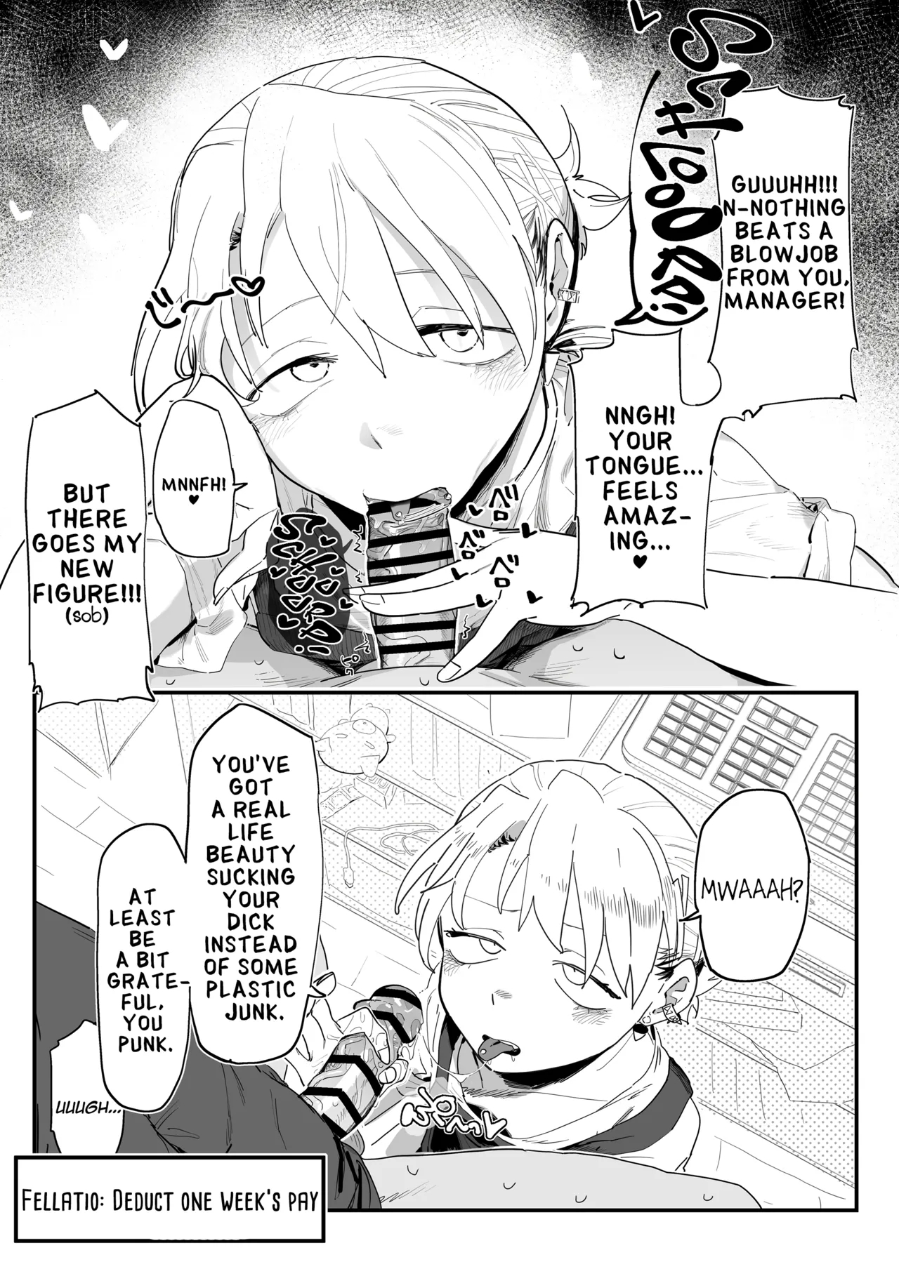 Tenchou ga Ecchi na Koto to Hikikae ni Kyuryou o Kezuri ni Kuru!! | My Manager Docks My Pay In Exchange for Sexual Favors!!! - Page 9