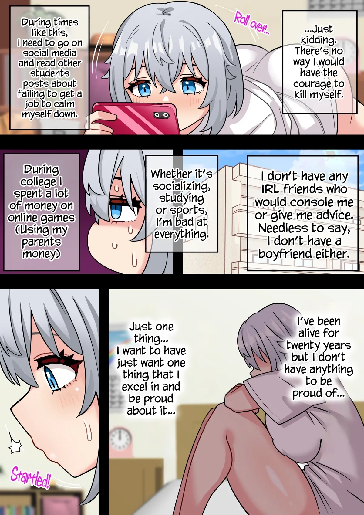 Koutensei Futanari Shuukatsusei ga Chinpo wo Ikashite Kigyou suru Hanashi | A Job Hunting College Graduate Suddenly Had A Futa Dick And Started A Business Using It - Page 5