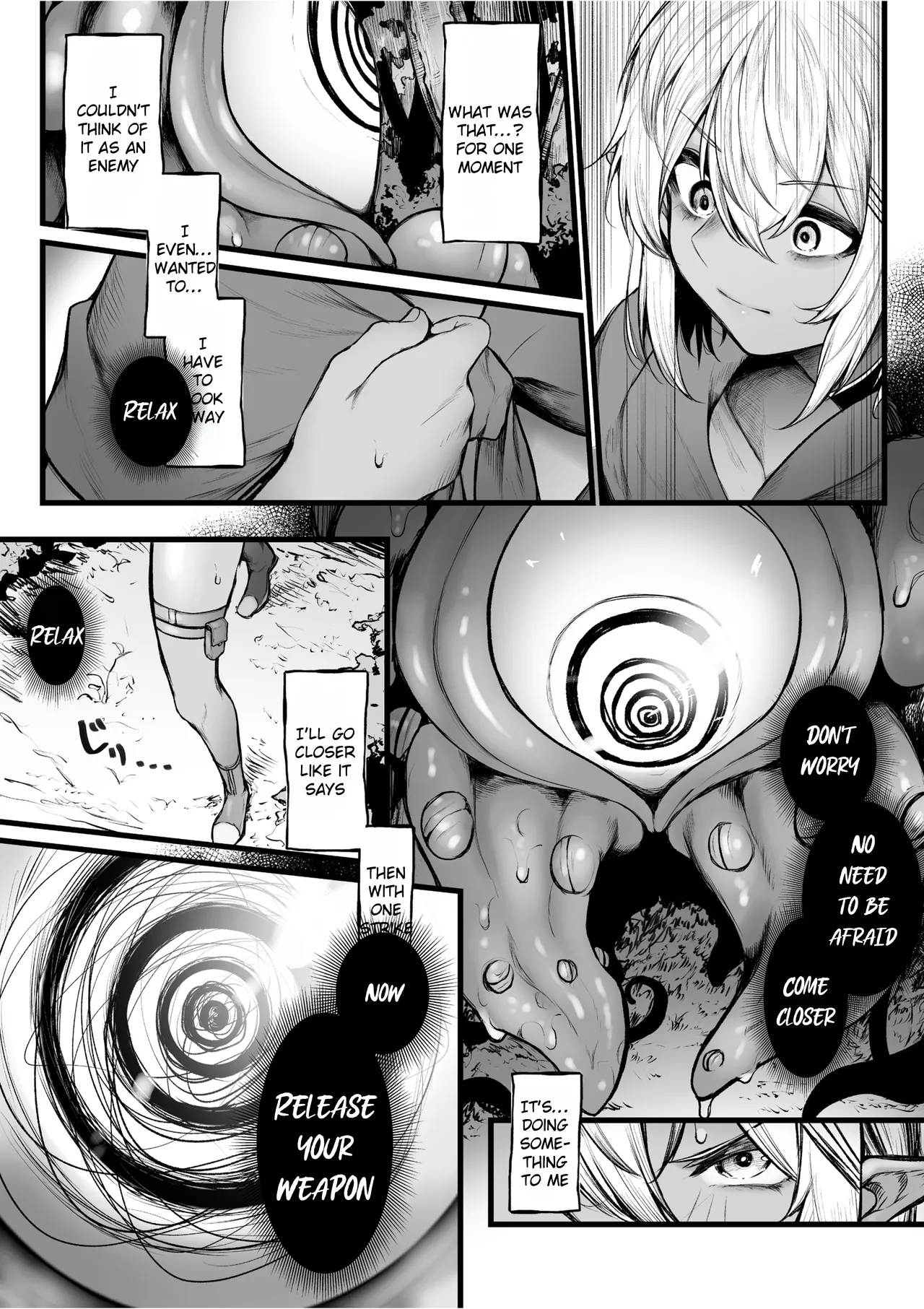 [じゅらい] ダークエルフが催眠でめちゃくちゃにされちゃう話 [英訳] - Hentaiaz.com - 3