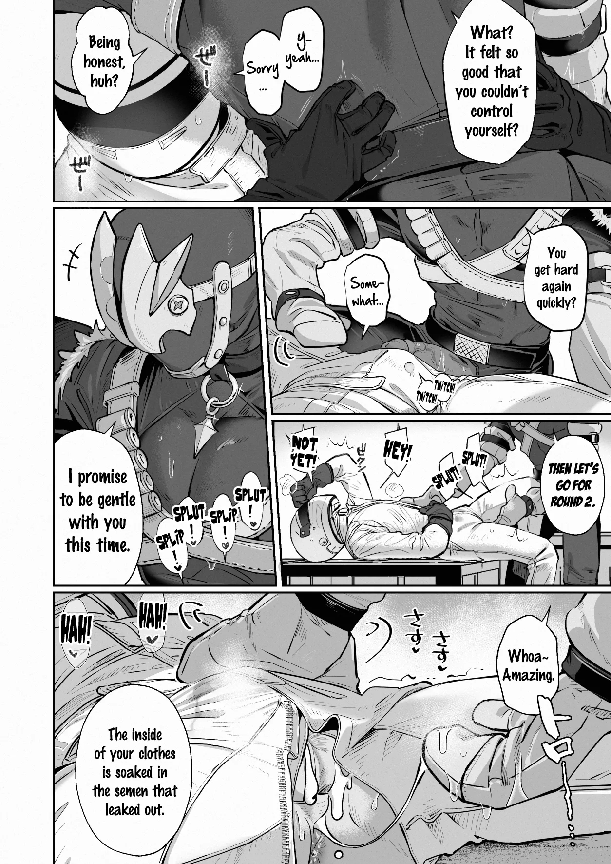 White Full-Face Helmet Consensual Sex Manga - Page 12