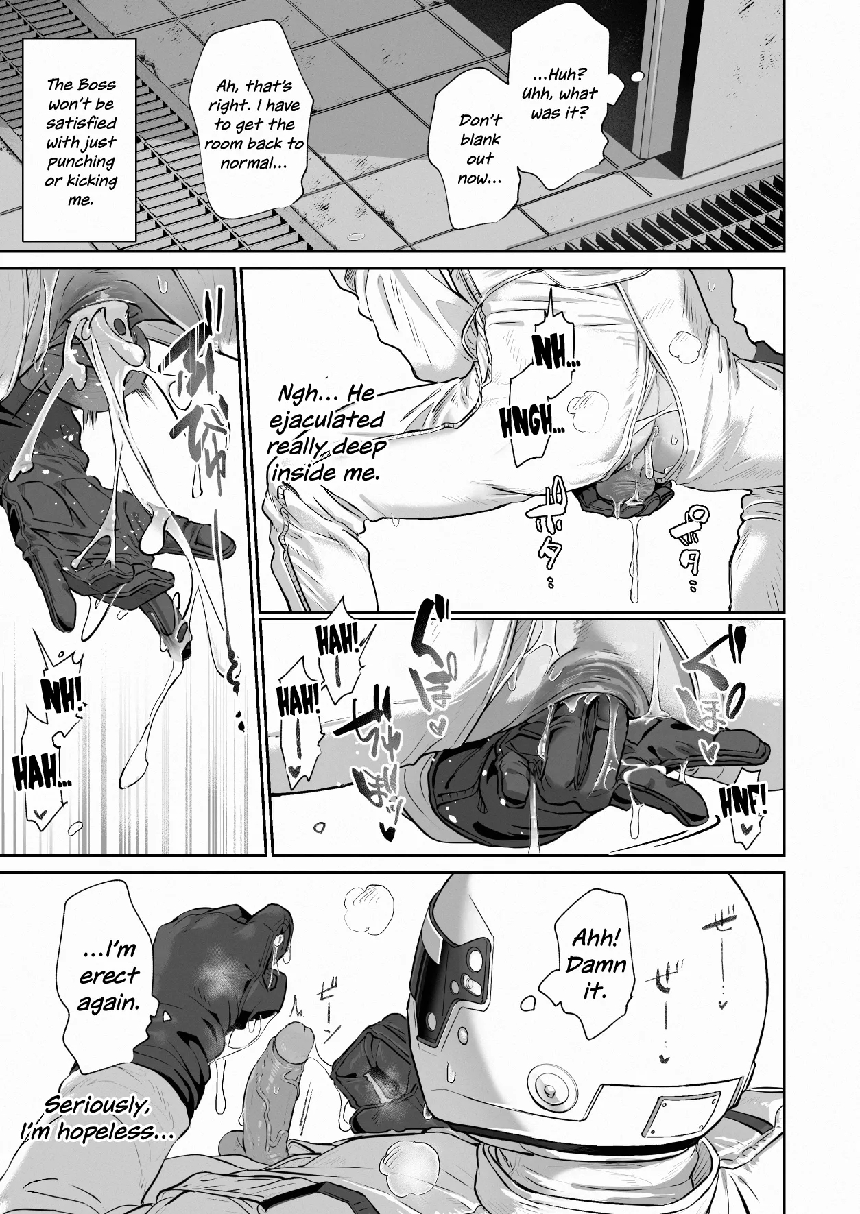 White Full-Face Helmet Consensual Sex Manga - Page 25