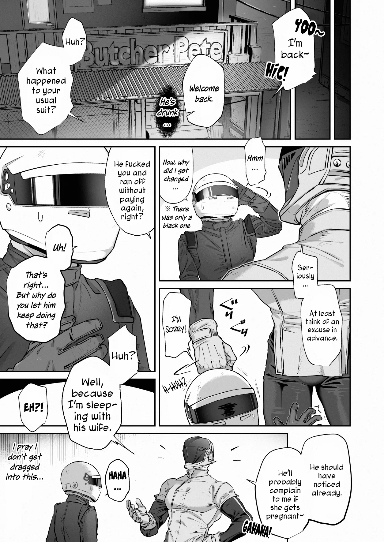 White Full-Face Helmet Consensual Sex Manga - Page 29