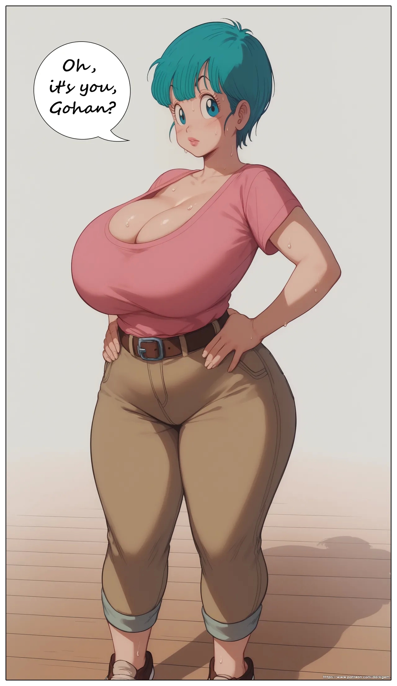 Gohan visits Bulma 1 - Page 1