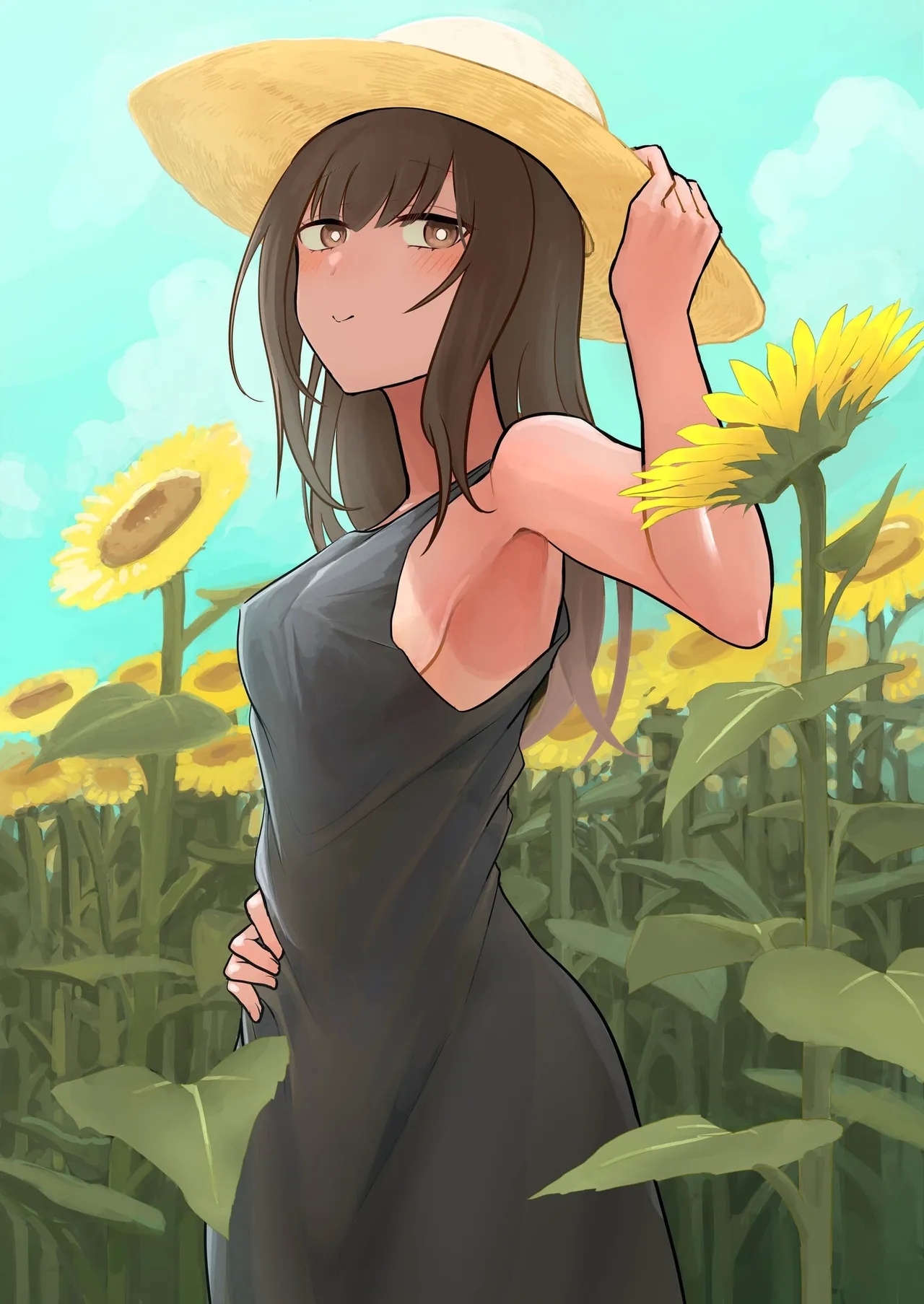 Hiyake Bishoujo ga Yuuwaku Shite Kurunda ga - Page 197