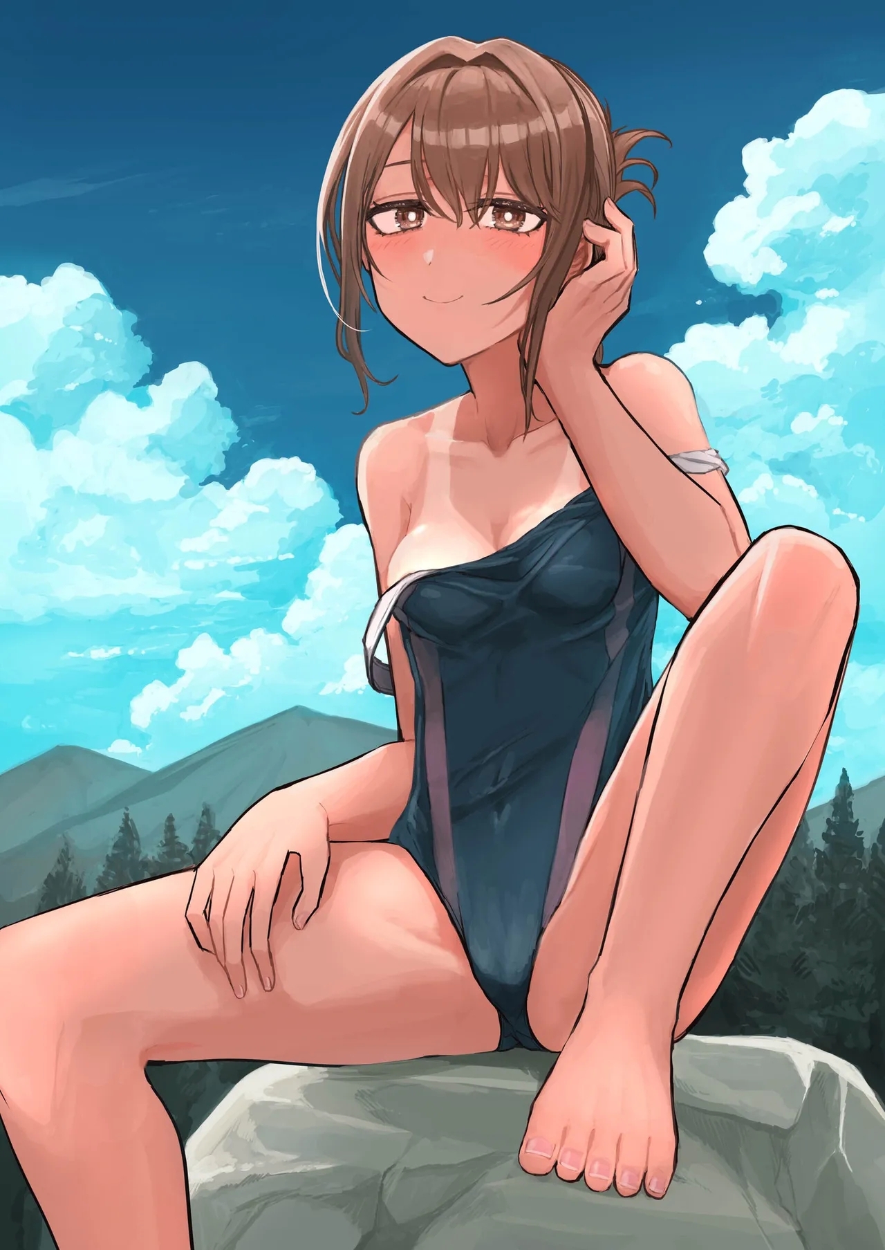 Hiyake Bishoujo ga Yuuwaku Shite Kurunda ga - Page 200