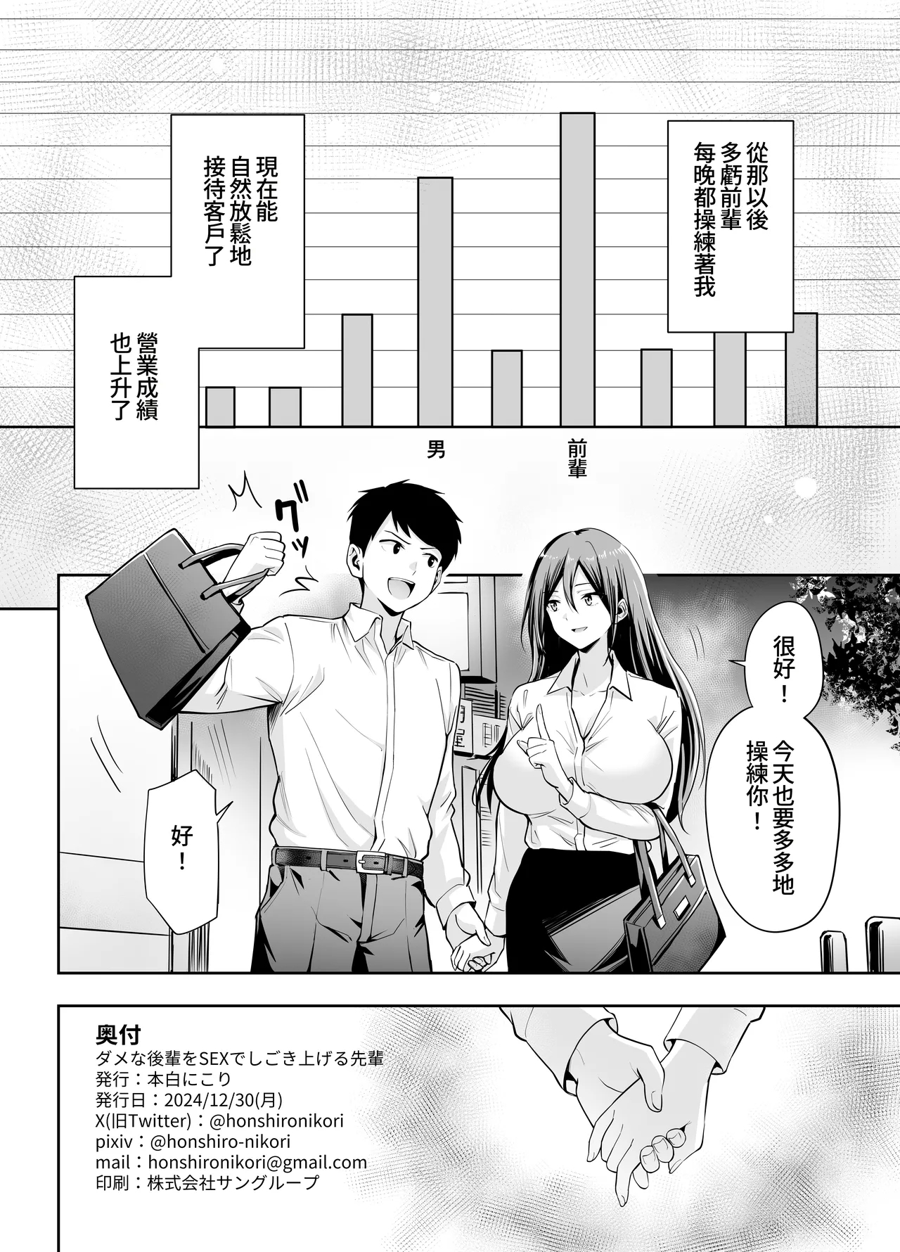 Dame na Kouhai o SEX de Shigoki Ageru Senpai | 將無能後輩用性愛好好操練的前輩 - Page 34