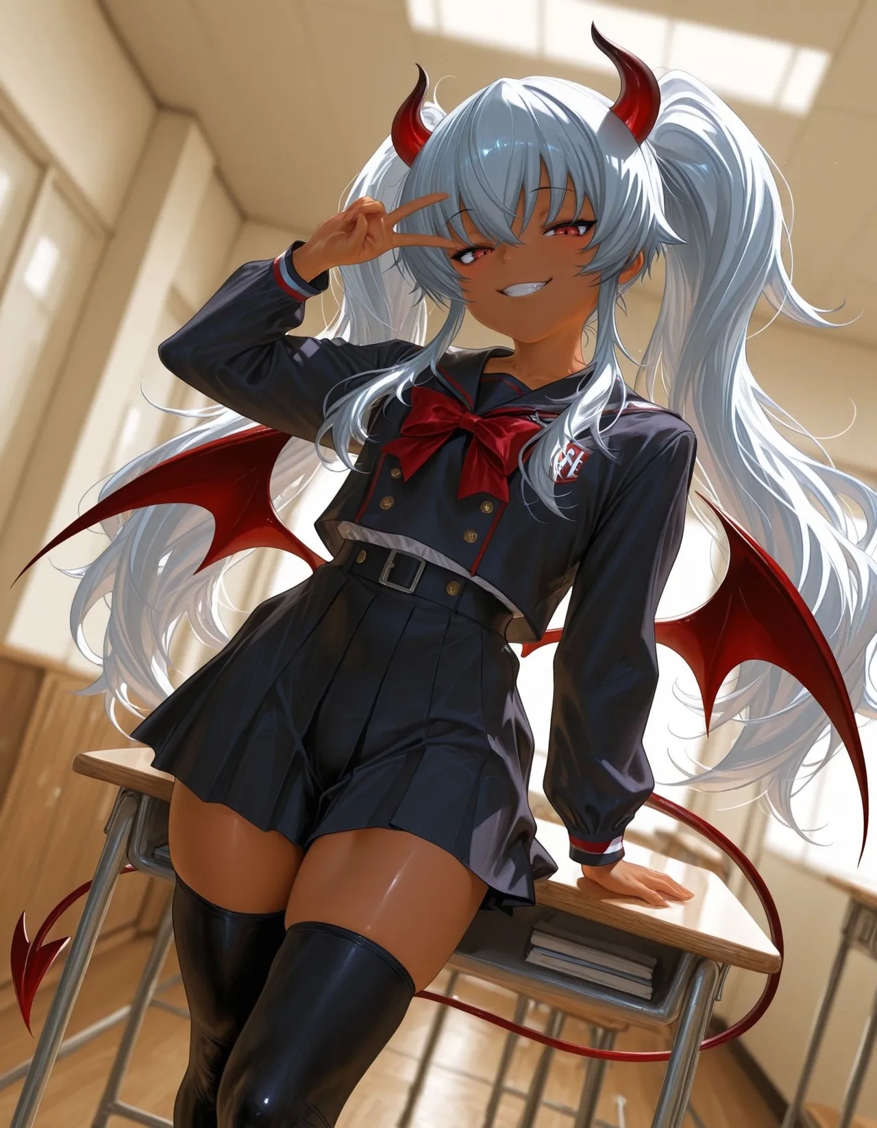 褐色#182 グリムアロエ grim aloe nsfw  褐色生活_DSL ai generated - Page 14
