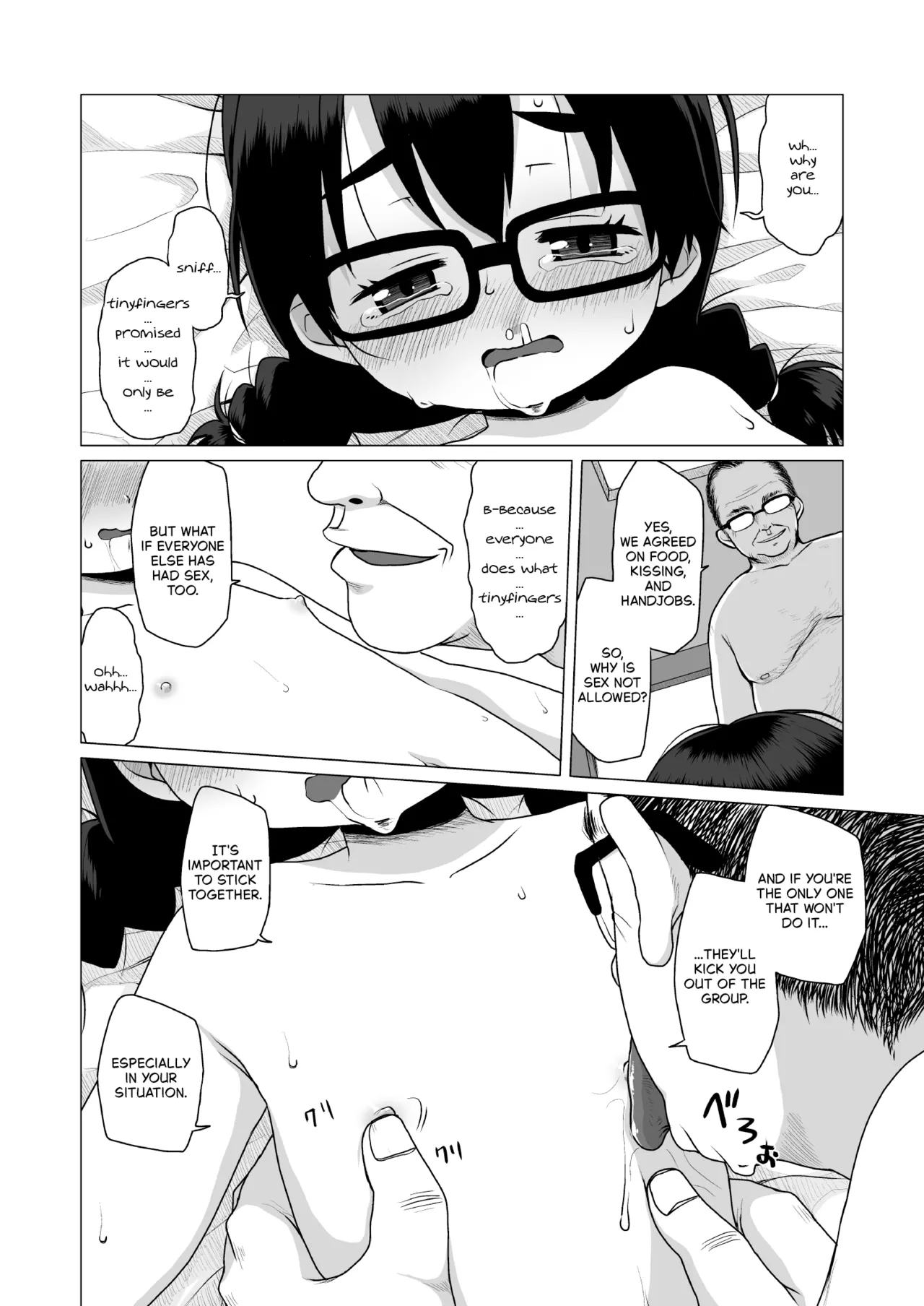 The Timid and Homely Elementary School Girl Can't Refuse Compensated Dating. - Page 23