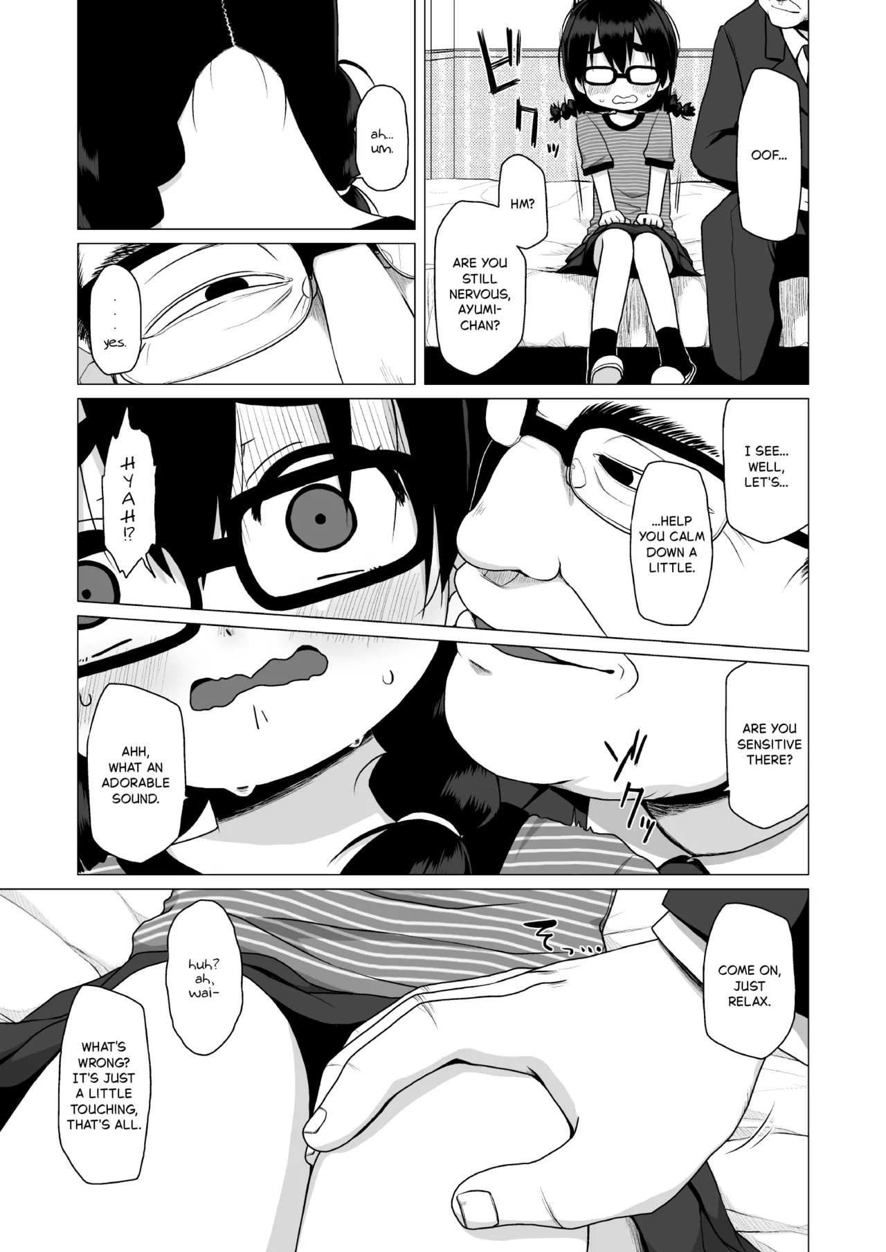 The Timid and Homely Elementary School Girl Can't Refuse Compensated Dating. - Page 8