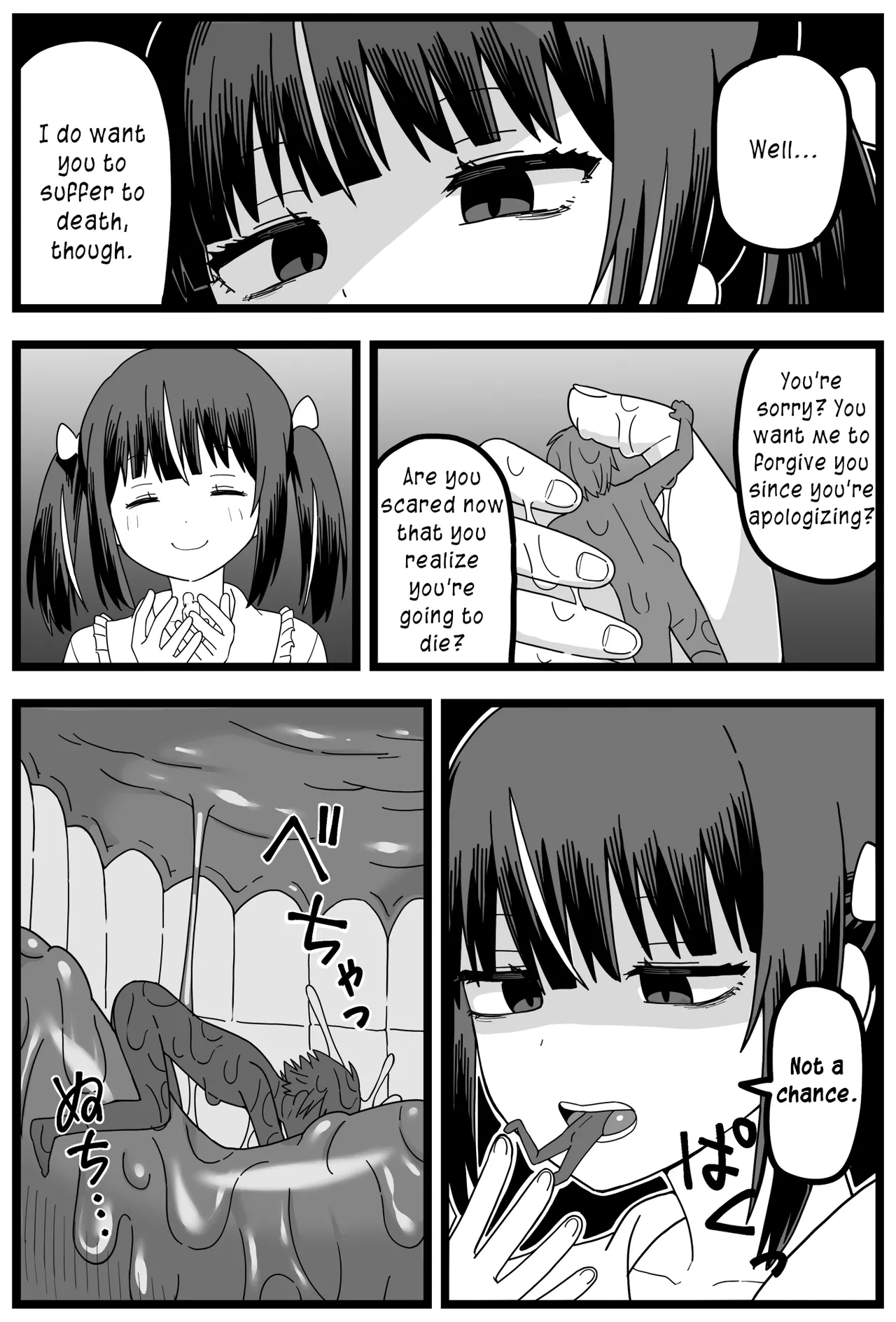 Uwaki ga Barete Kanojo ni Chiisaku Sarete Taberareru Manga | Caught Cheating, Shrunk, and Eaten by His Girlfriend - Page 17
