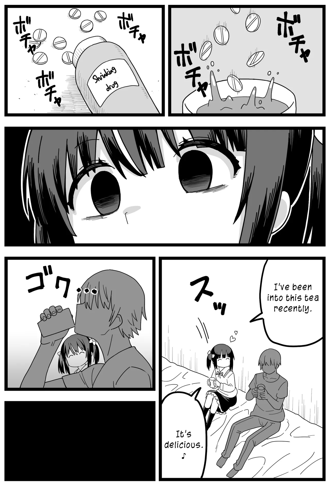 Uwaki ga Barete Kanojo ni Chiisaku Sarete Taberareru Manga | Caught Cheating, Shrunk, and Eaten by His Girlfriend - Page 4
