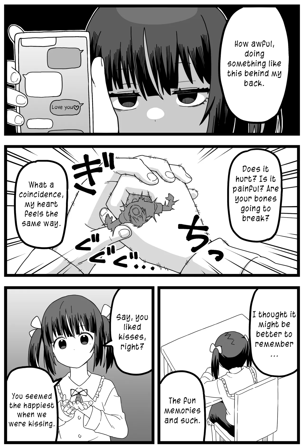Uwaki ga Barete Kanojo ni Chiisaku Sarete Taberareru Manga | Caught Cheating, Shrunk, and Eaten by His Girlfriend - Page 7