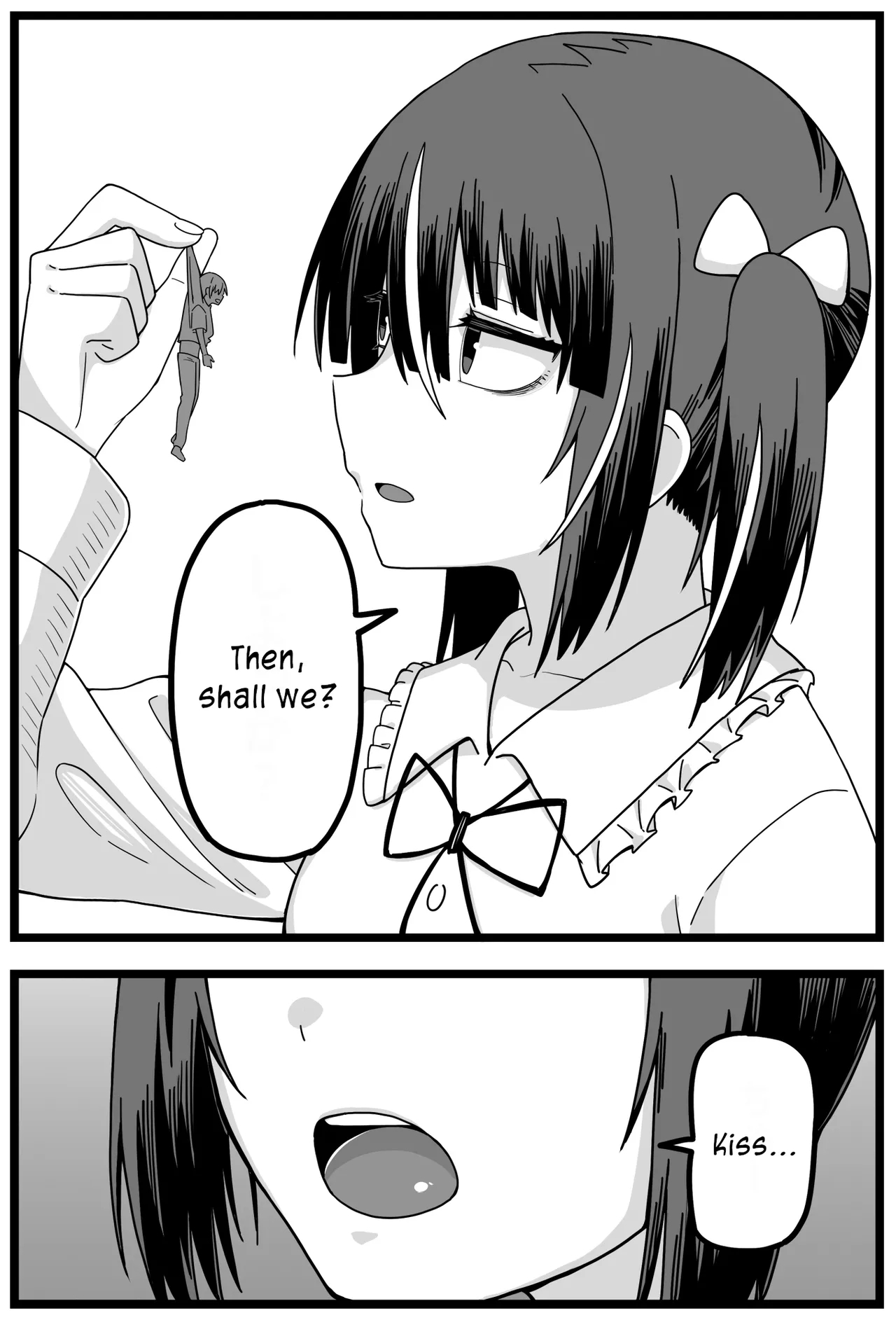 Uwaki ga Barete Kanojo ni Chiisaku Sarete Taberareru Manga | Caught Cheating, Shrunk, and Eaten by His Girlfriend - Page 8