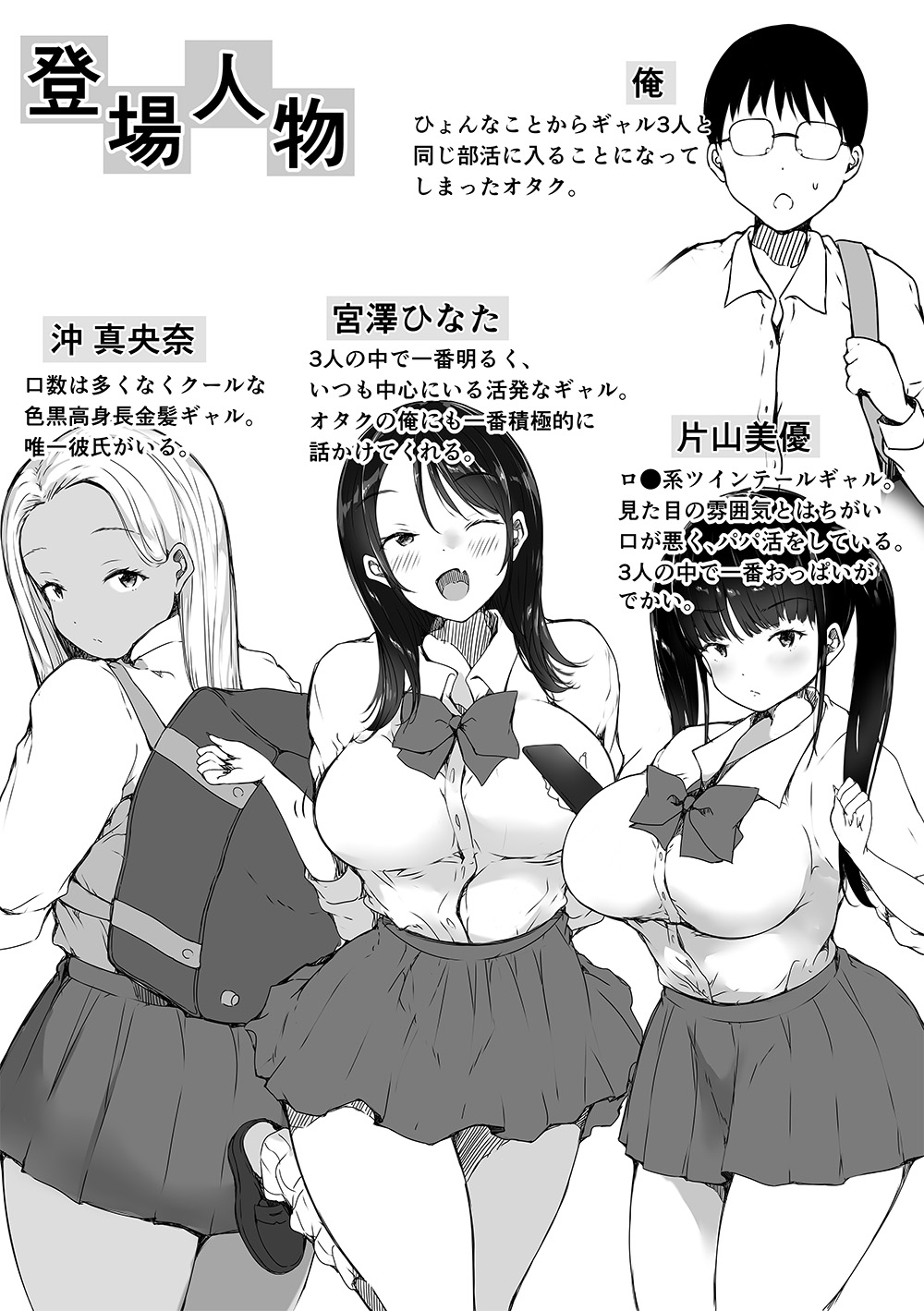 Bocchi no Ore ga Kyonyuu Gal 3-nin ni Yuuwaku sareteru Ken～ muramura genkai no3 nin kara sorezore yo bi da si hen～ - Page 2