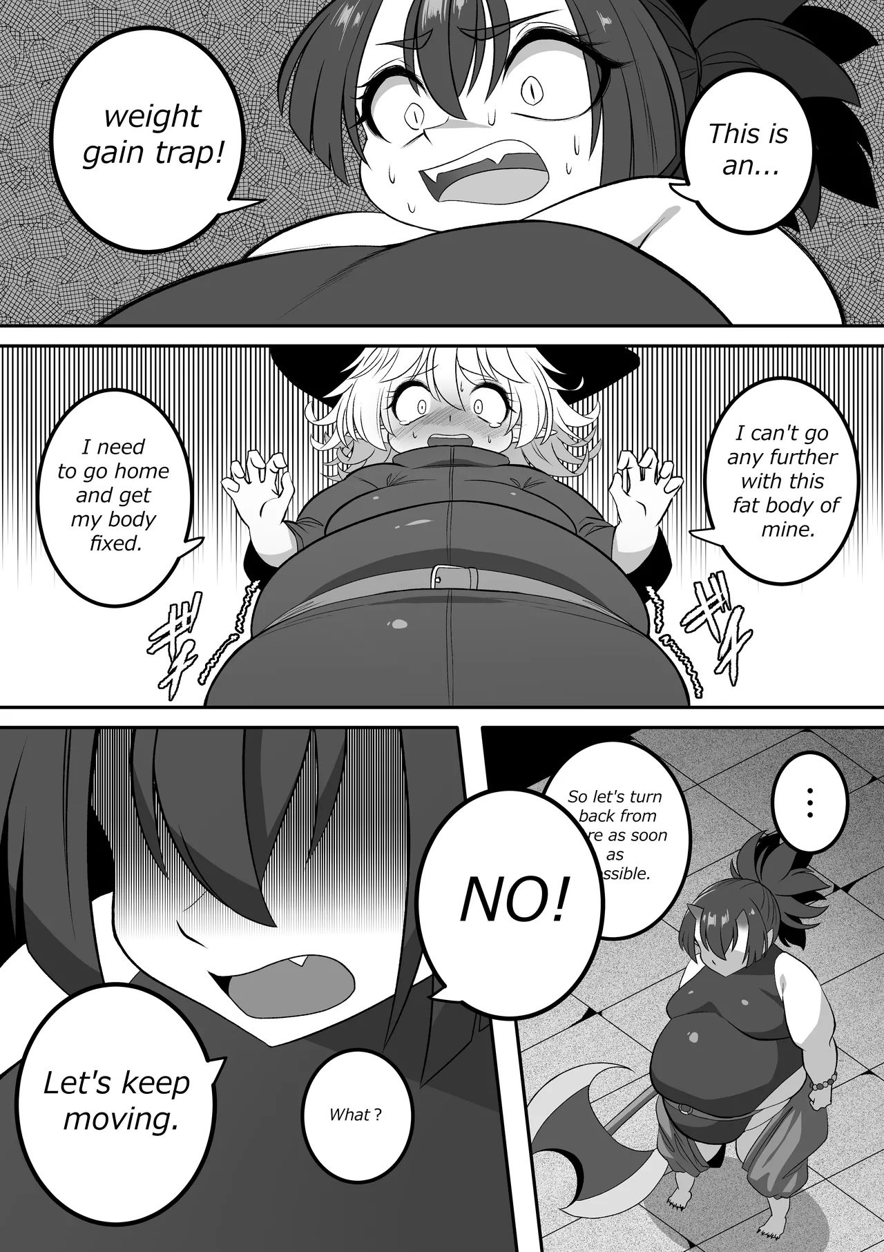 Weight gain Trap Dungeon 3
