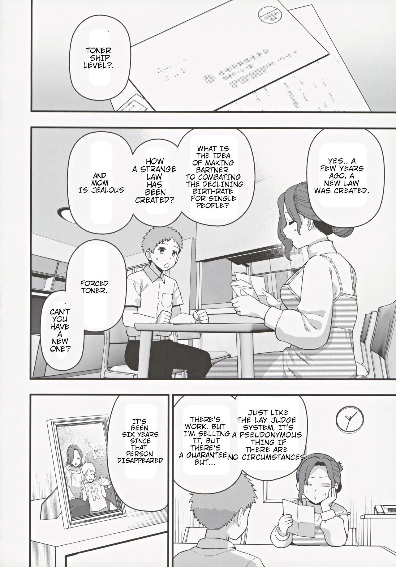 Shoushika Taisaku Partnership ni Erabarete Shimatta Haha to Osu - Page 3