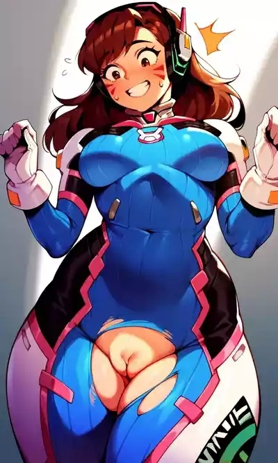 Overwatch - Dva daidoujipv ai generated 6