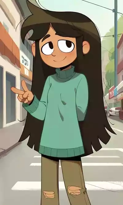The Ghost and Molly Mcgee - Libby daidoujipv ai generated 1