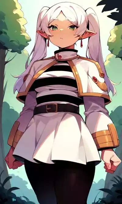 Sousou no Frieren - Frieren daidoujipv ai generated 2