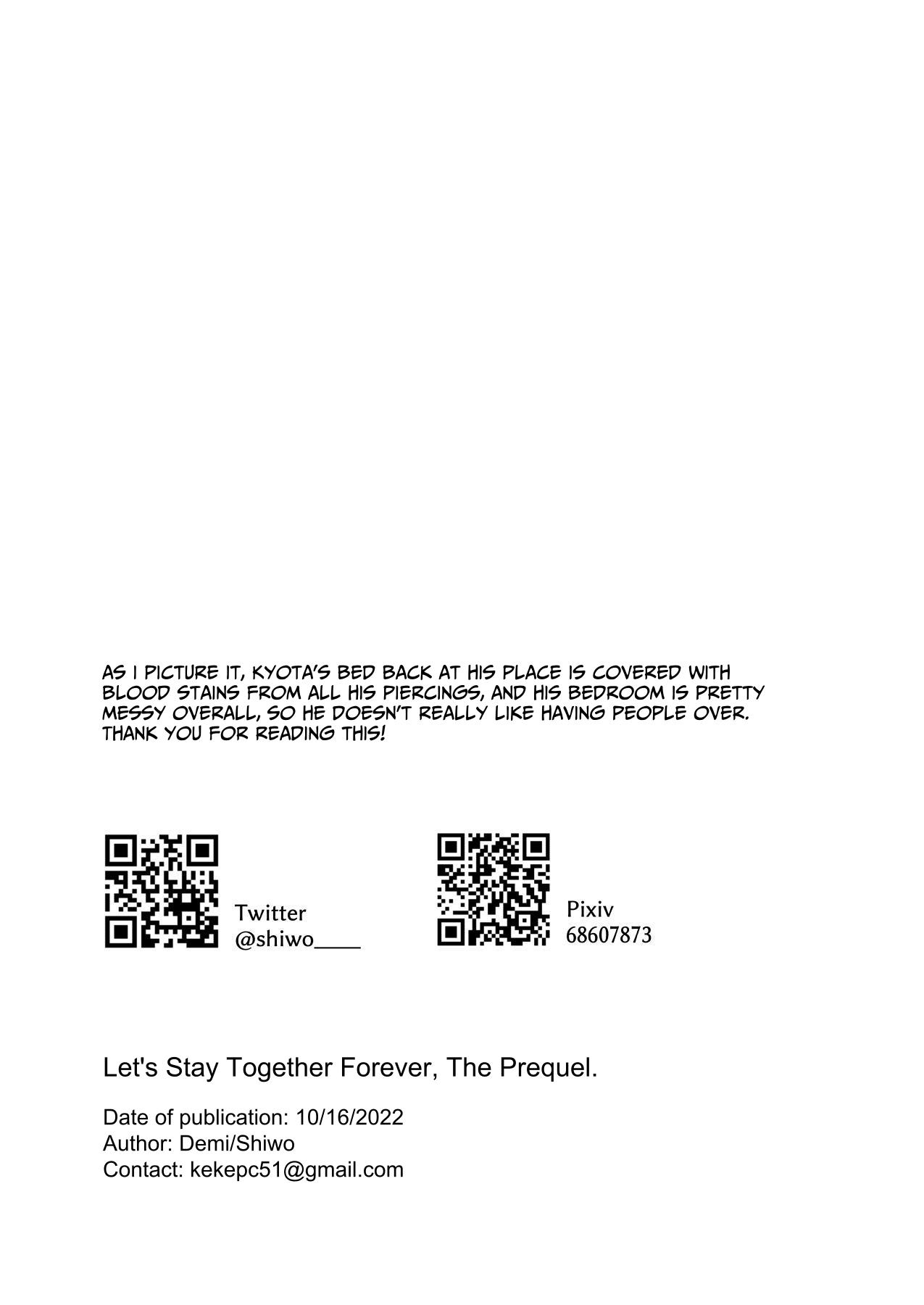 Let's Stay Together Forever, The Prequel - Page 37