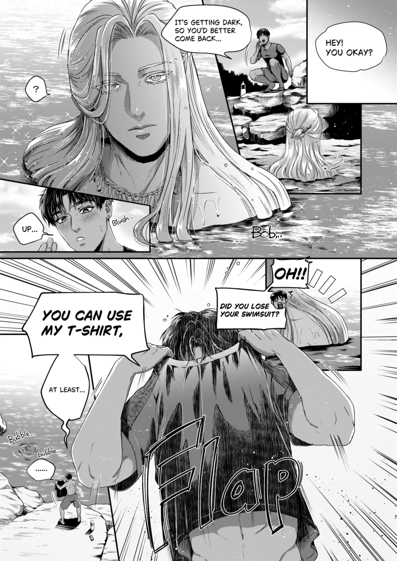 Beautiful merman is a cuntboy - Page 6