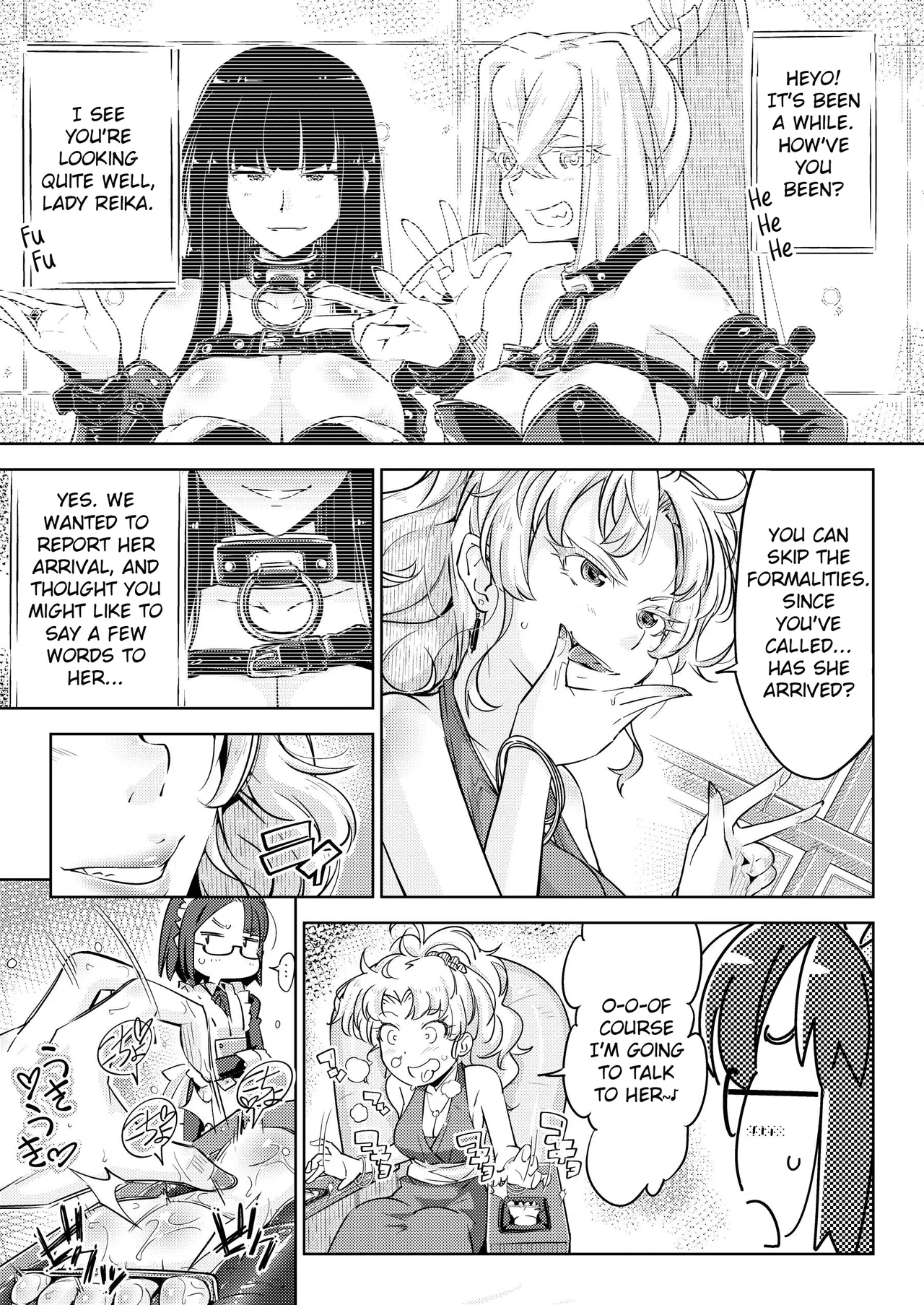 Young Rich's Girl Fall Into Foot Tickling Hell + Bonus Page - Page 10