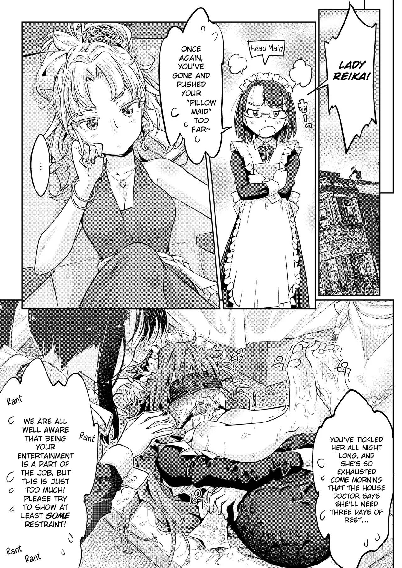 Young Rich's Girl Fall Into Foot Tickling Hell + Bonus Page - Page 5