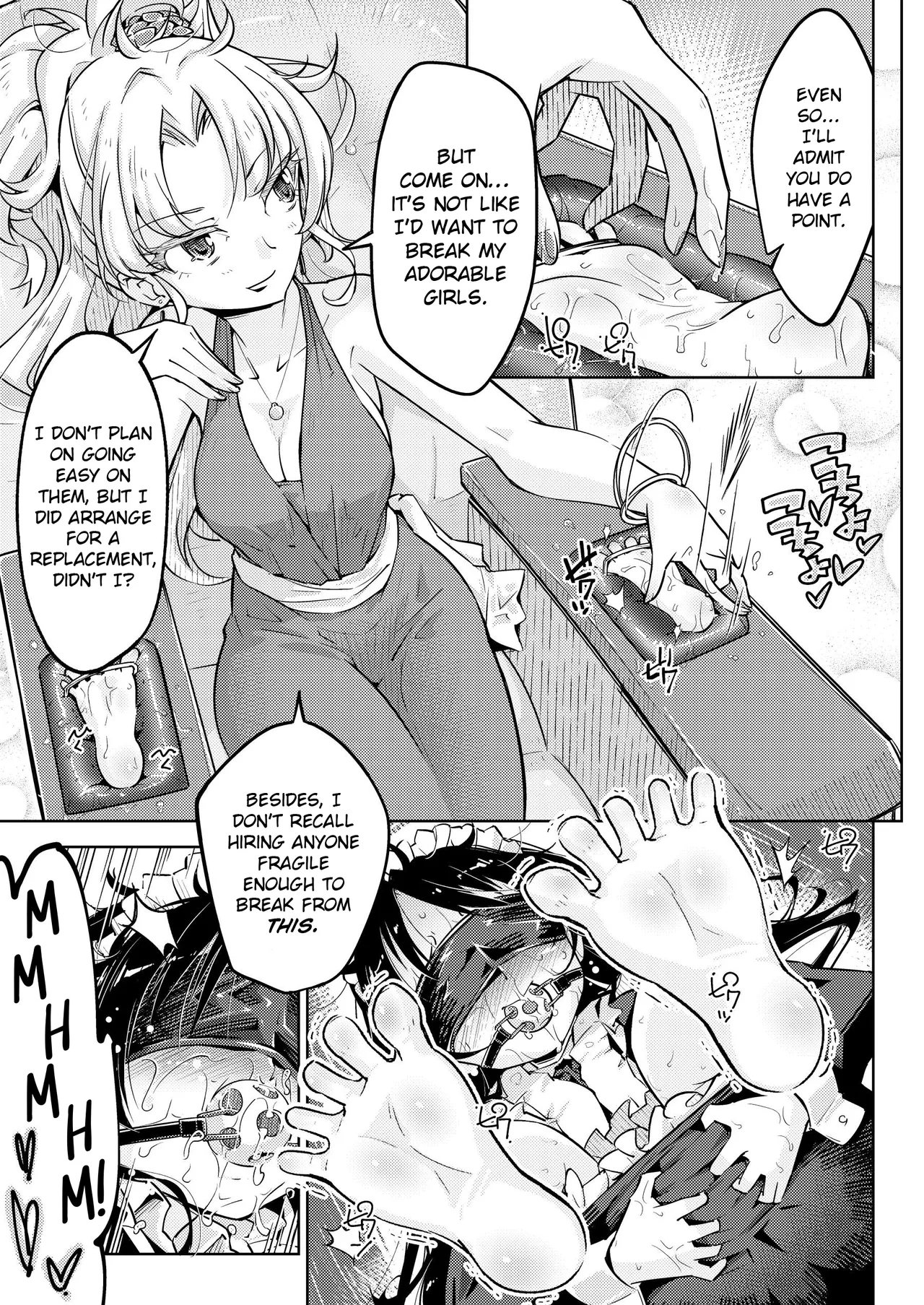 Young Rich's Girl Fall Into Foot Tickling Hell + Bonus Page - Page 8