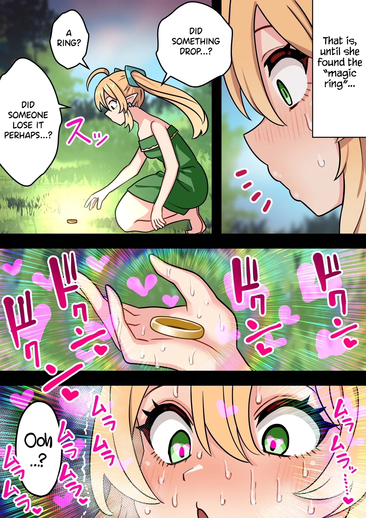 Deka Chinpo Shasei wa Chou Kimochi Ii!| Cumming with a big dick feels really good! A story about a short futanari hobbit girl with an uncircumcised dick turning into a sex monster because of a cock ring! - Page 7