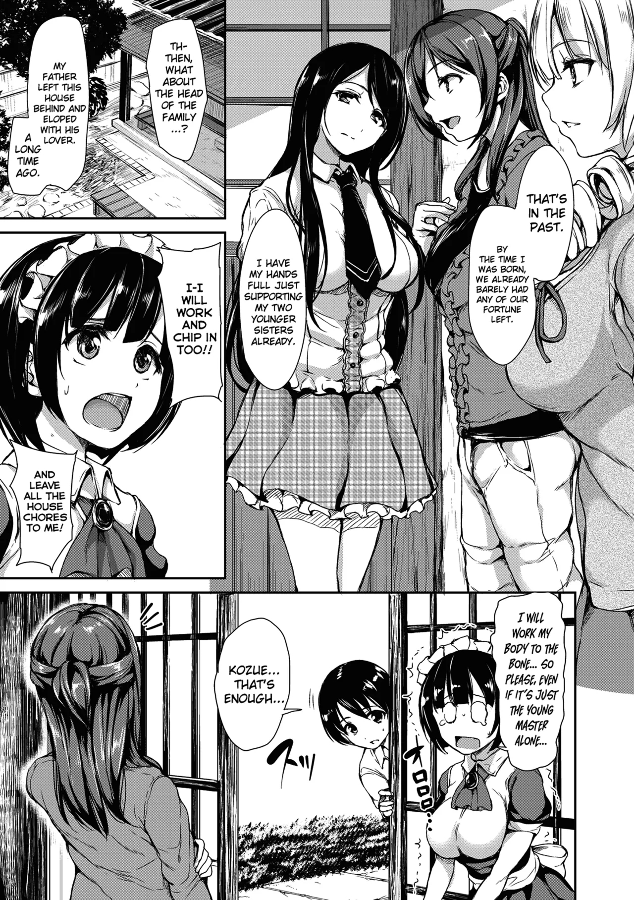 At Home Harem Fudeoro Sisters Ch. 1-4 - Page 12