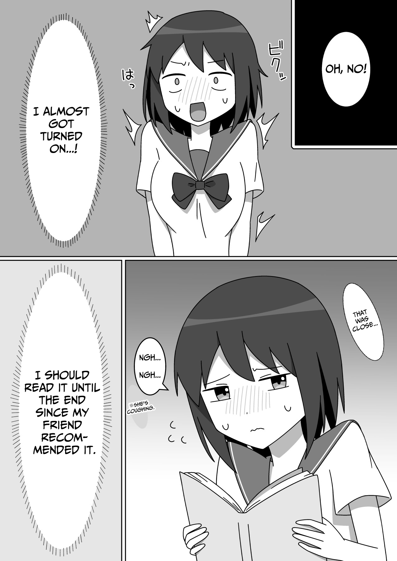 Straight-laced Girl's Internet Cafe Exhibitionism - Page 7