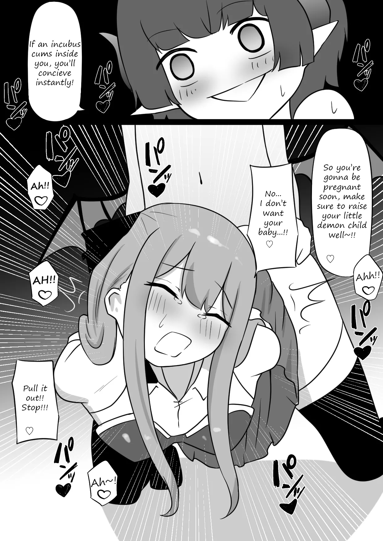 A story about an Oneechan being made into a succubus' pet - Page 18