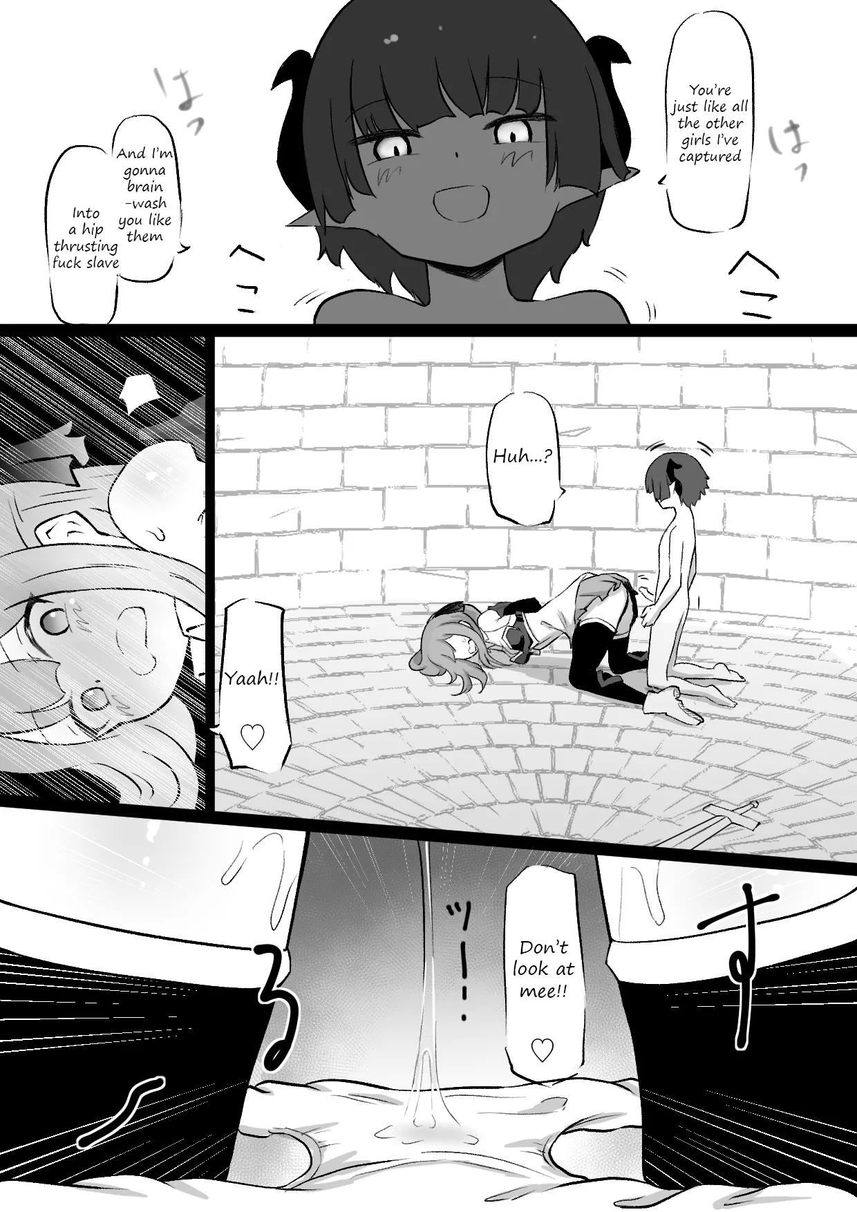 A story about an Oneechan being made into a succubus' pet - Page 4